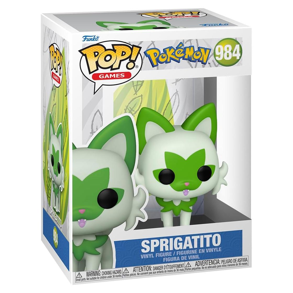Funko Pop! Pokémon Sprigatito - Figura de Vinilo 9.5 cm