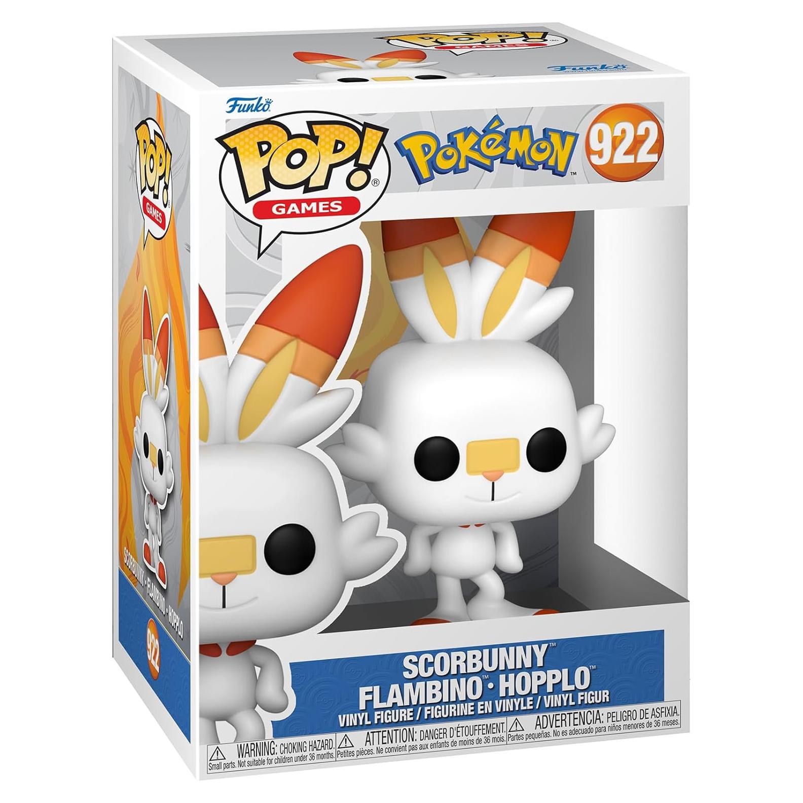 Figura Funko Pop! Pokemon Scorbunny 10.5 cm Vinilo Coleccionable
