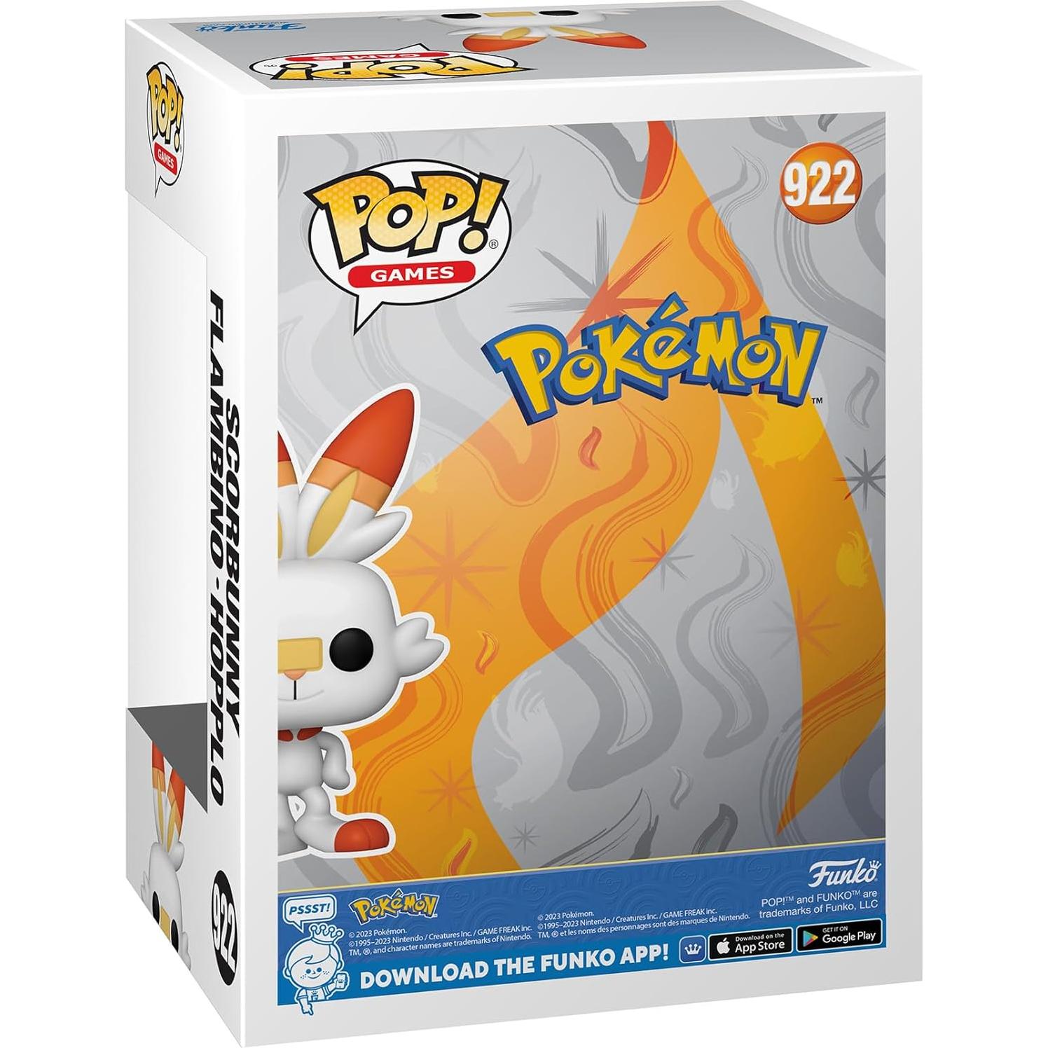Figura Funko Pop! Pokemon Scorbunny 10.5 cm Vinilo Coleccionable