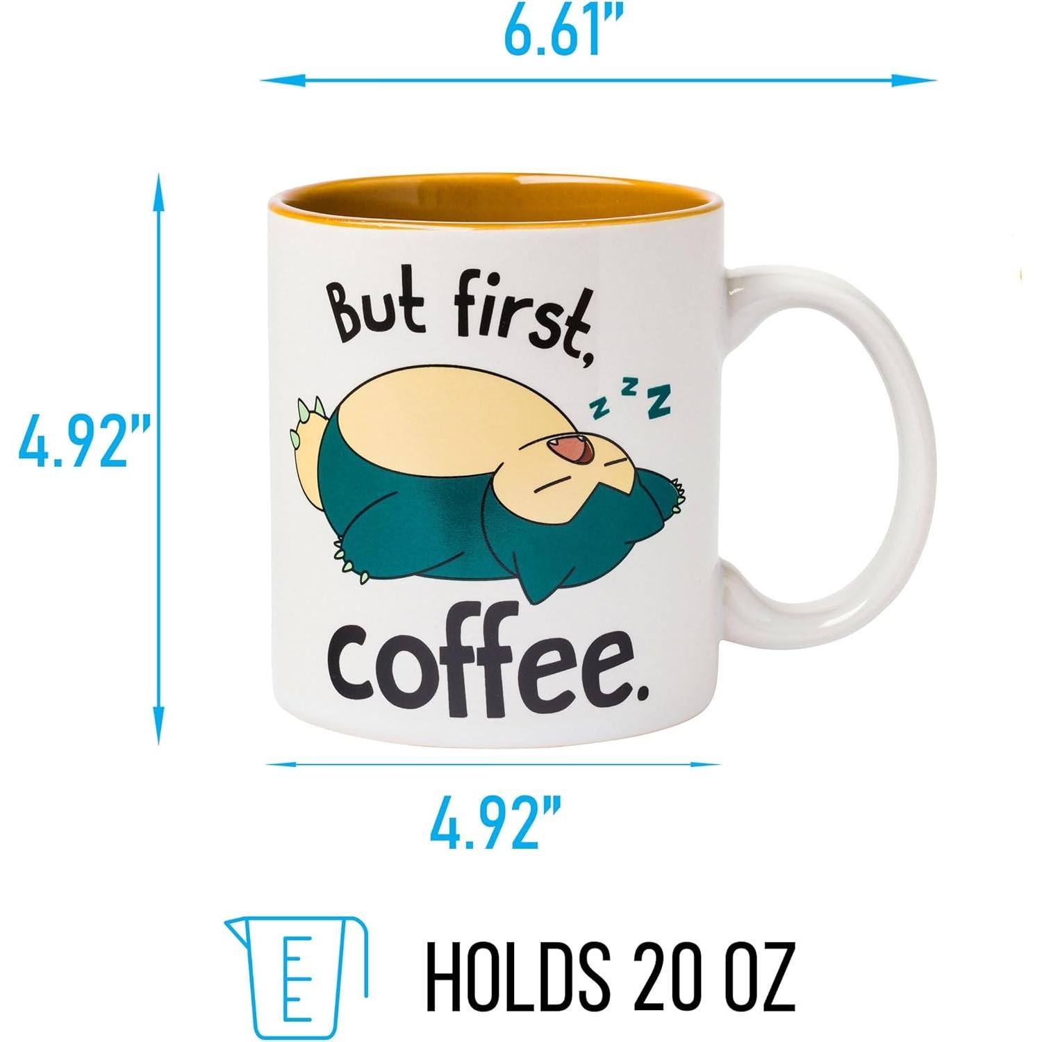 Taza de Cerámica Pokemon Snorlax 325ml - Pero Primero Café
