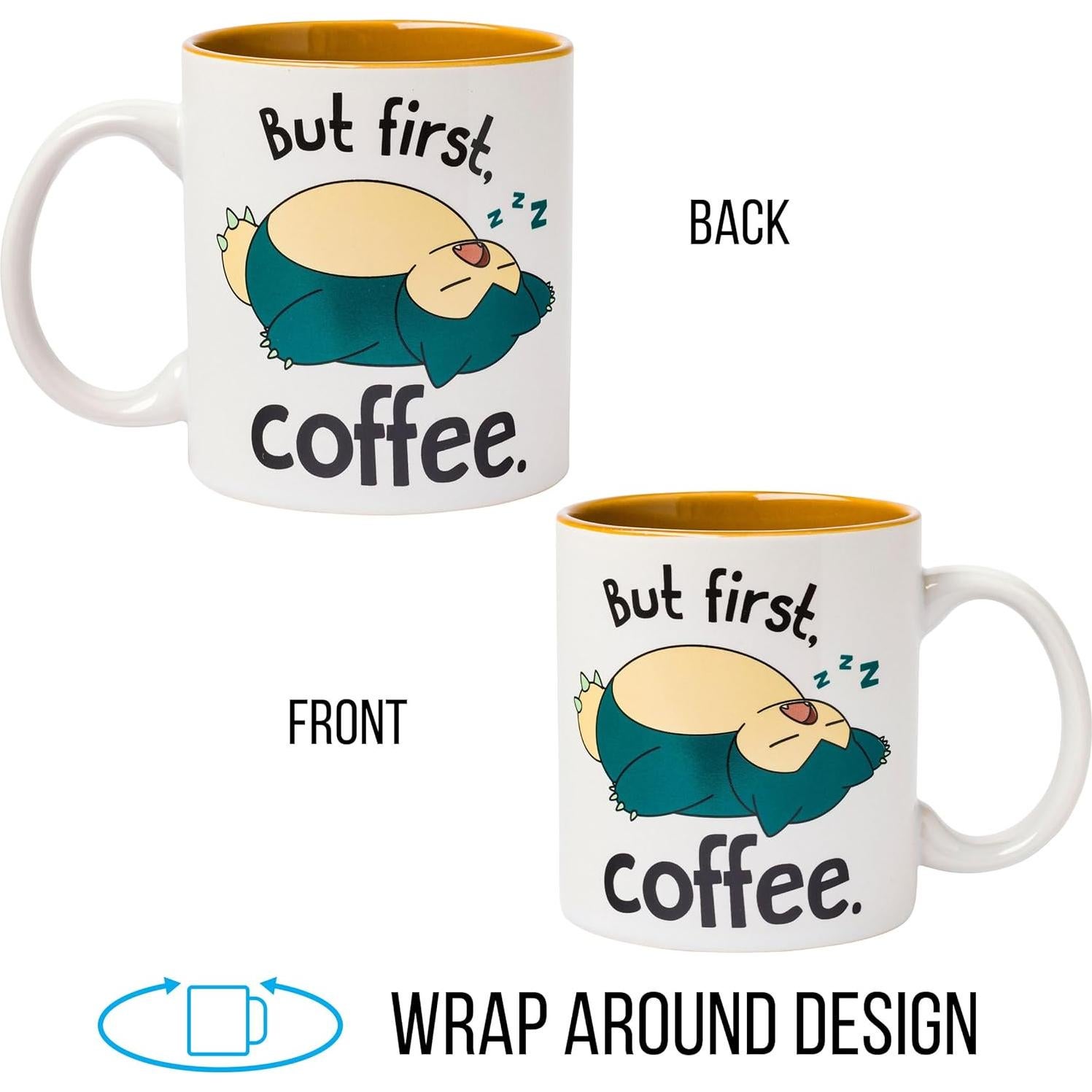 Taza de Cerámica Pokemon Snorlax 325ml - Pero Primero Café