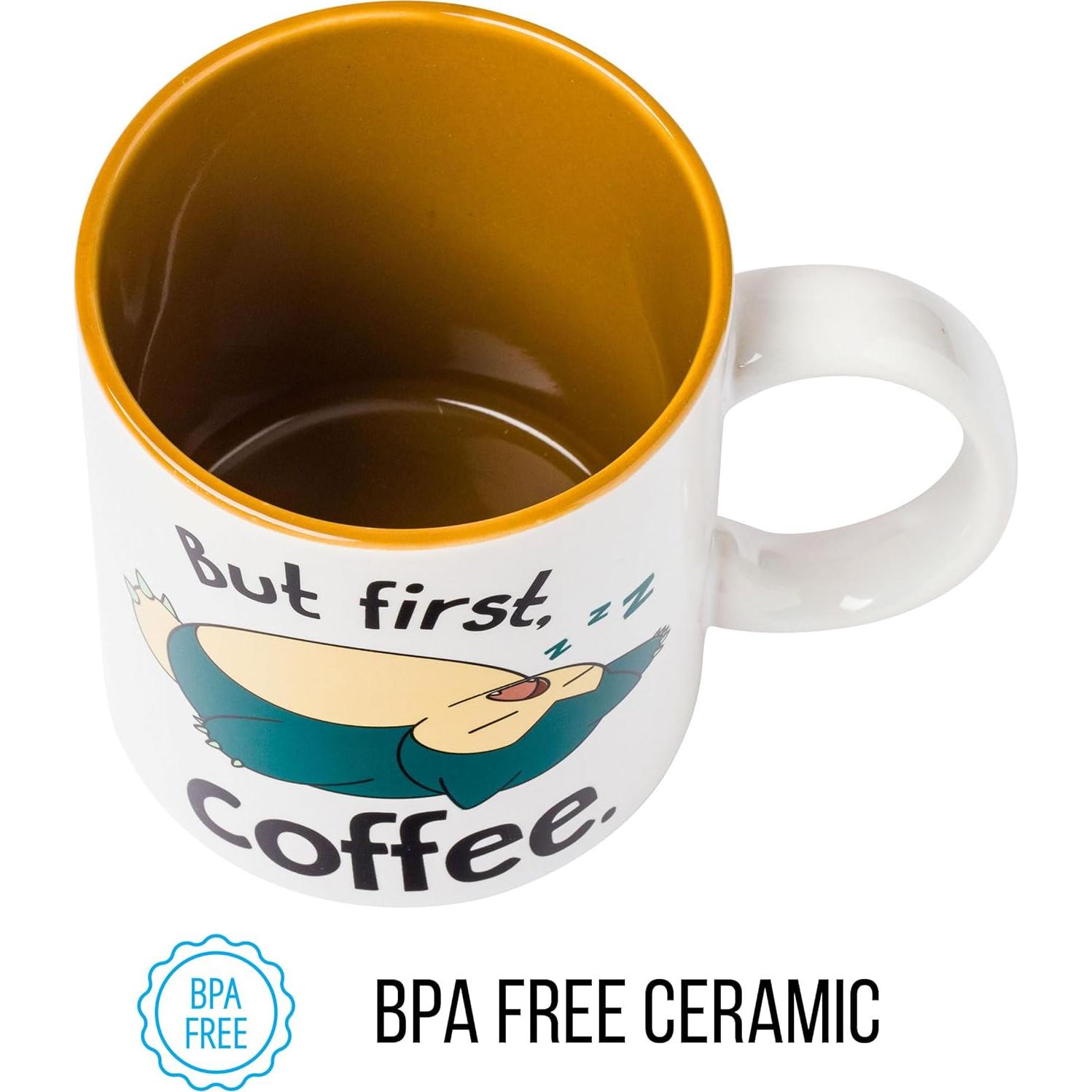 Taza de Cerámica Pokemon Snorlax 325ml - Pero Primero Café