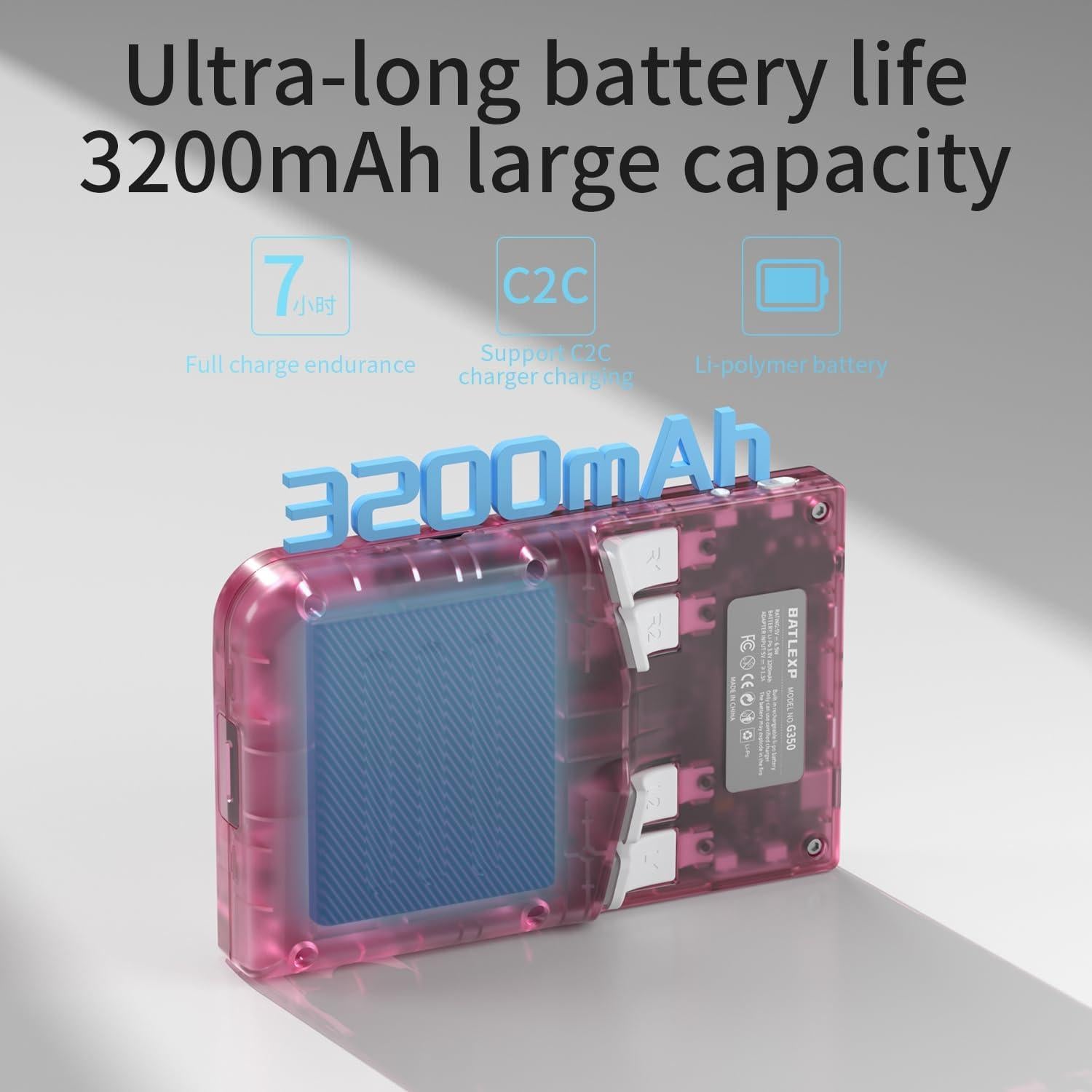 Consola de Juegos Portátil G350 DREAMHAX 3.5" IPS 4371 Juegos