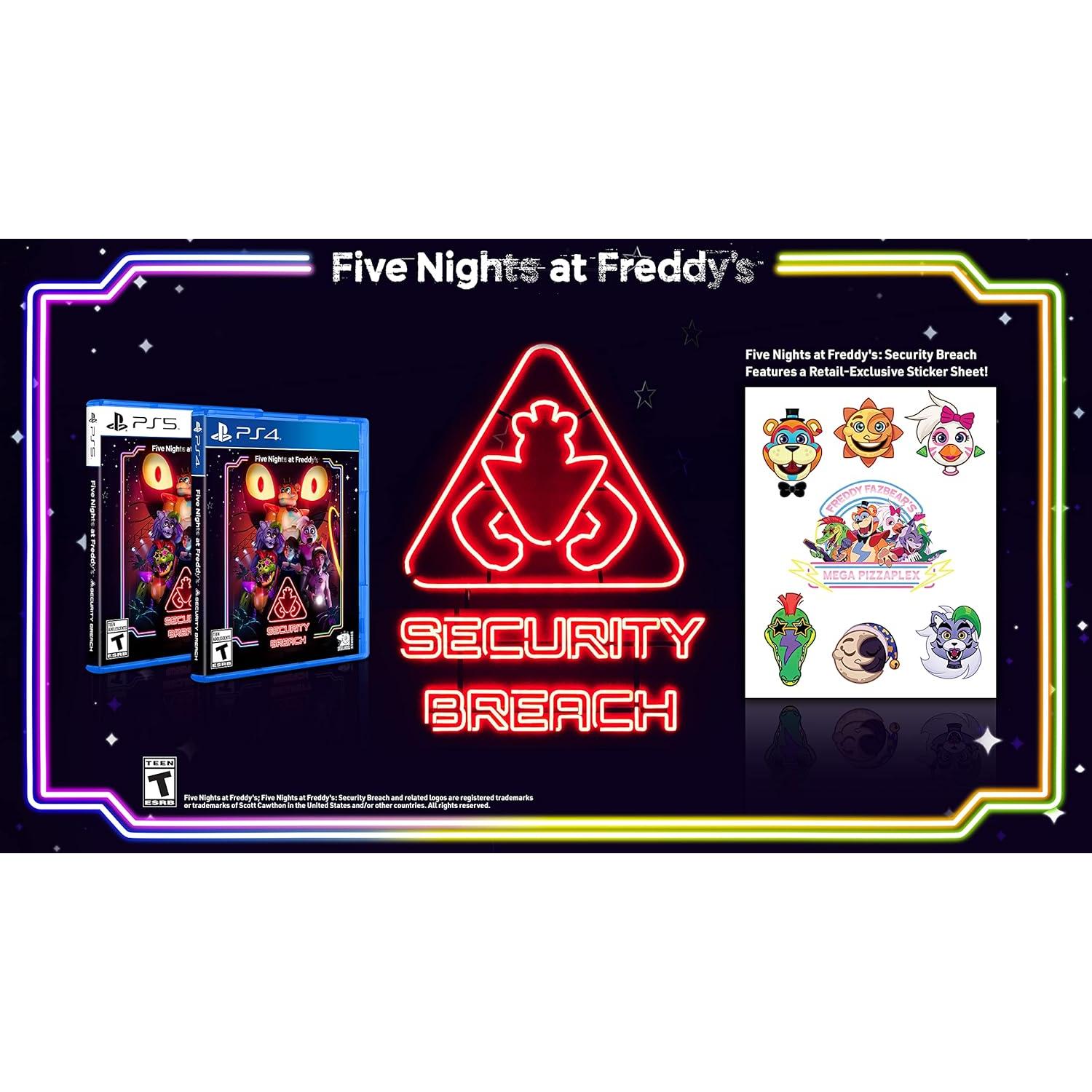 Five Nights at Freddy's: Security Breach PS5 - Videojuego de Terror