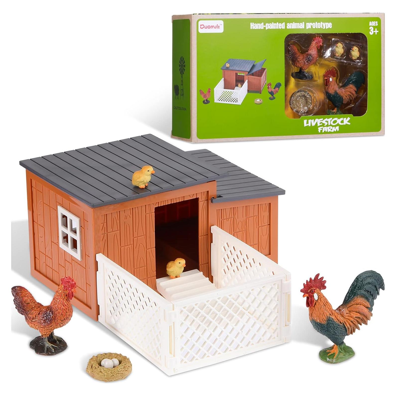 Conjunto de Juego de Pollo Skylety 9 Piezas para Niños