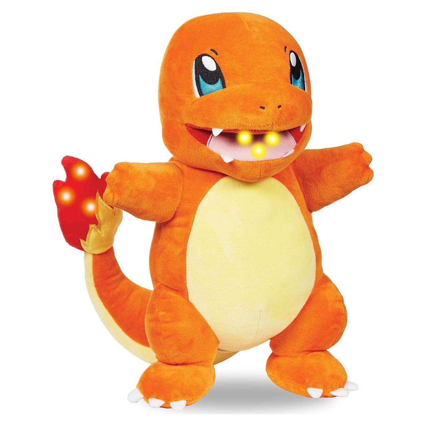 Peluche Interactivo Charmander 25.4 cm con Luces y Sonidos