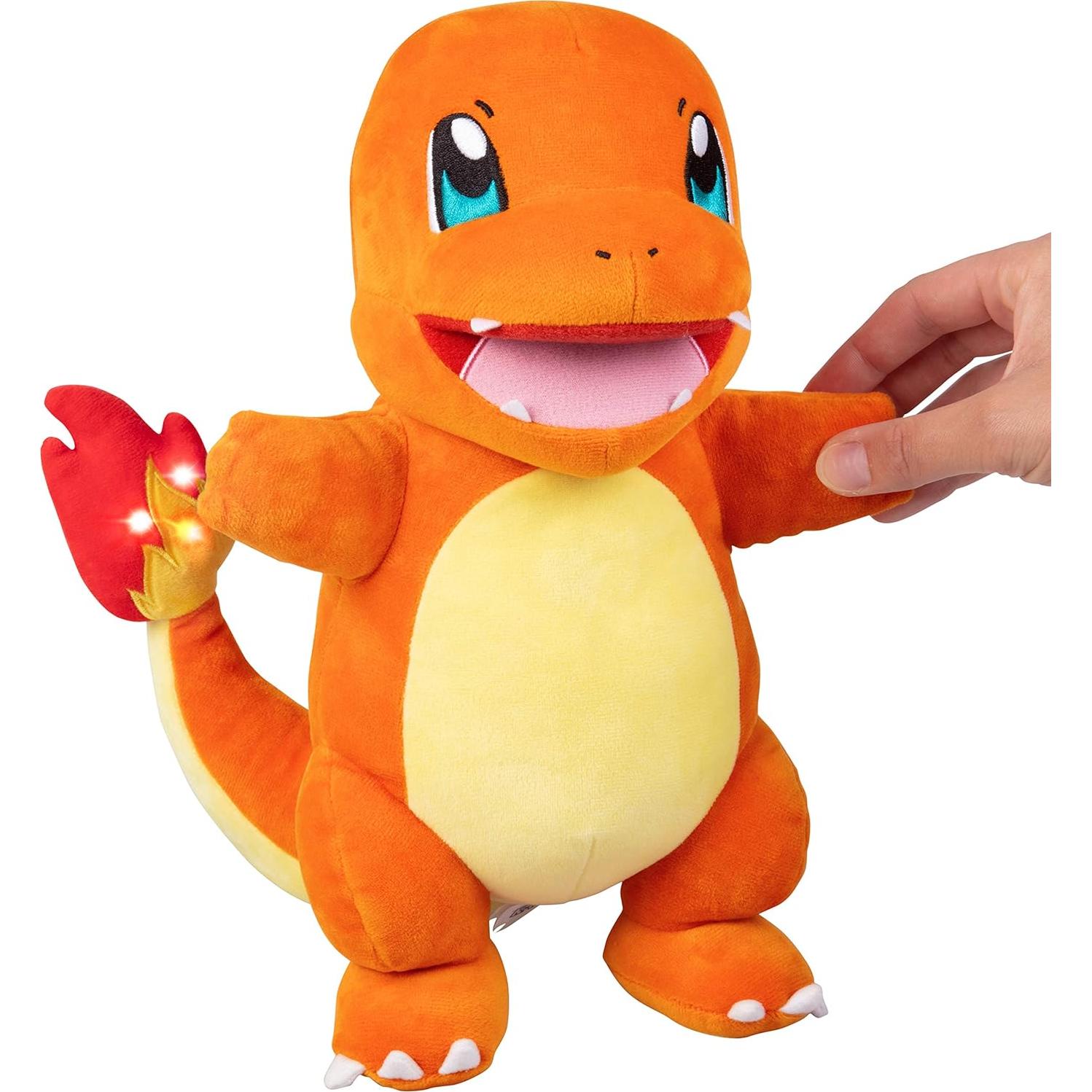 Peluche Interactivo Charmander 25.4 cm con Luces y Sonidos