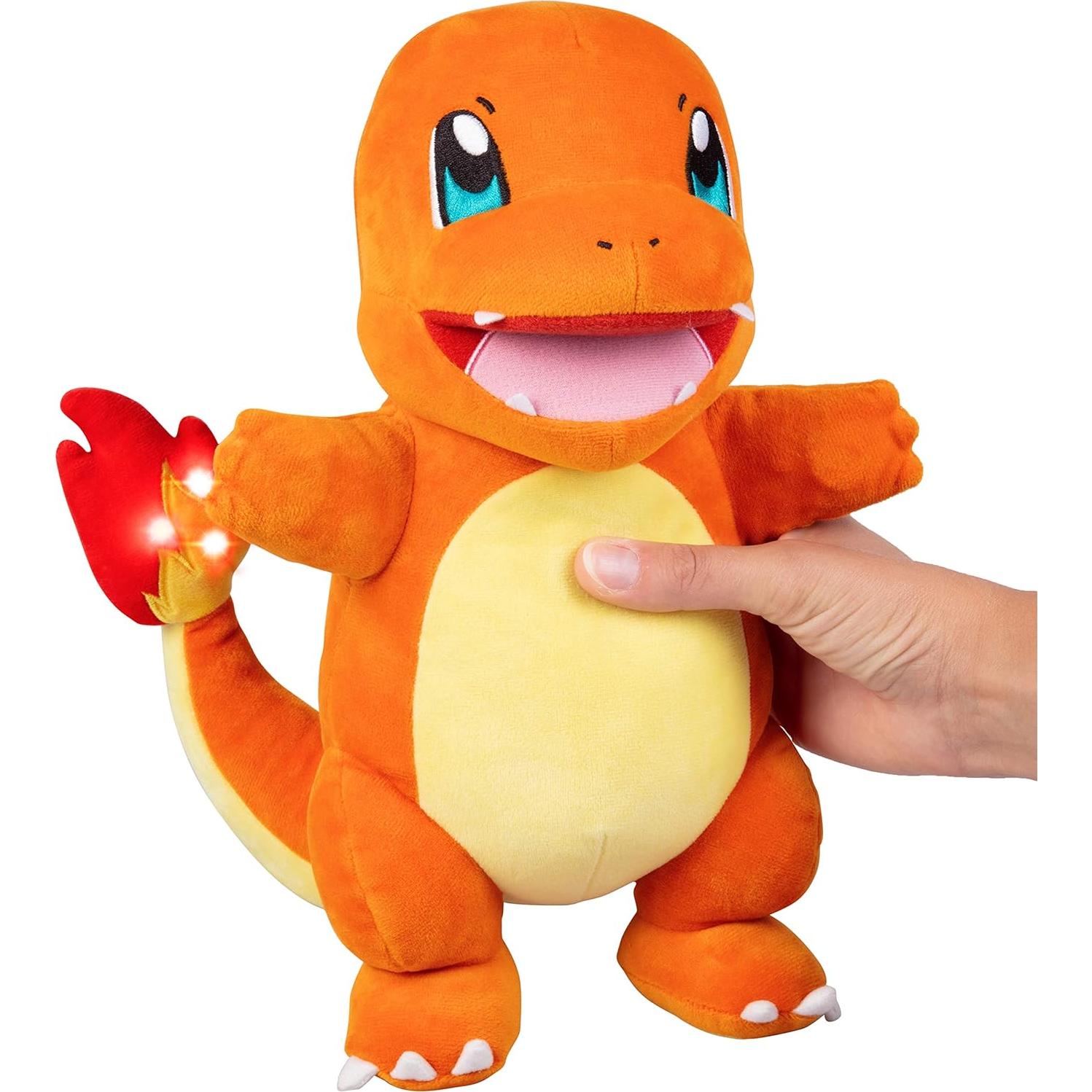 Peluche Interactivo Charmander 25.4 cm con Luces y Sonidos