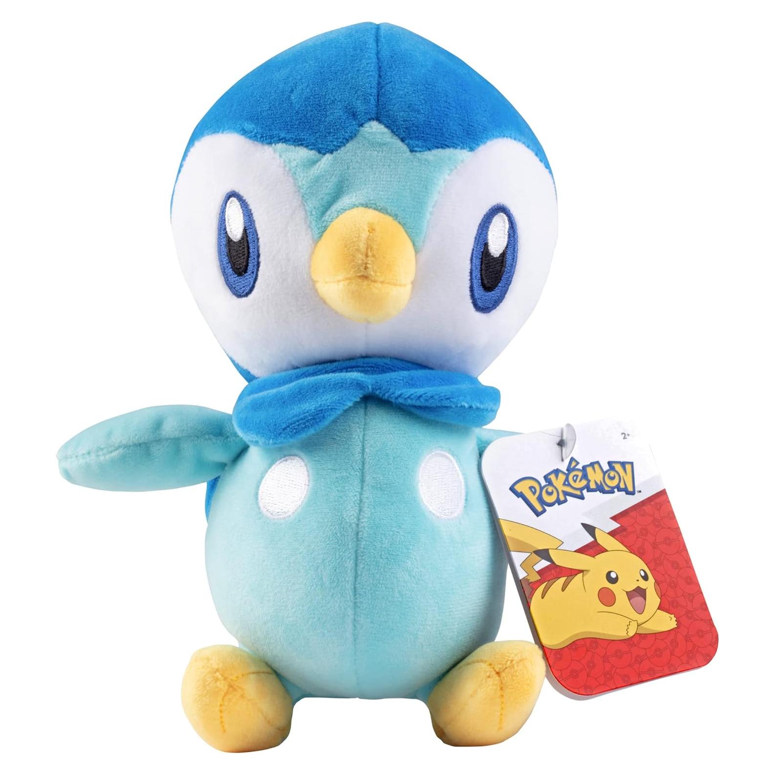 Peluche Pokémon Piplup 20 cm - Licencia Oficial Jazwares