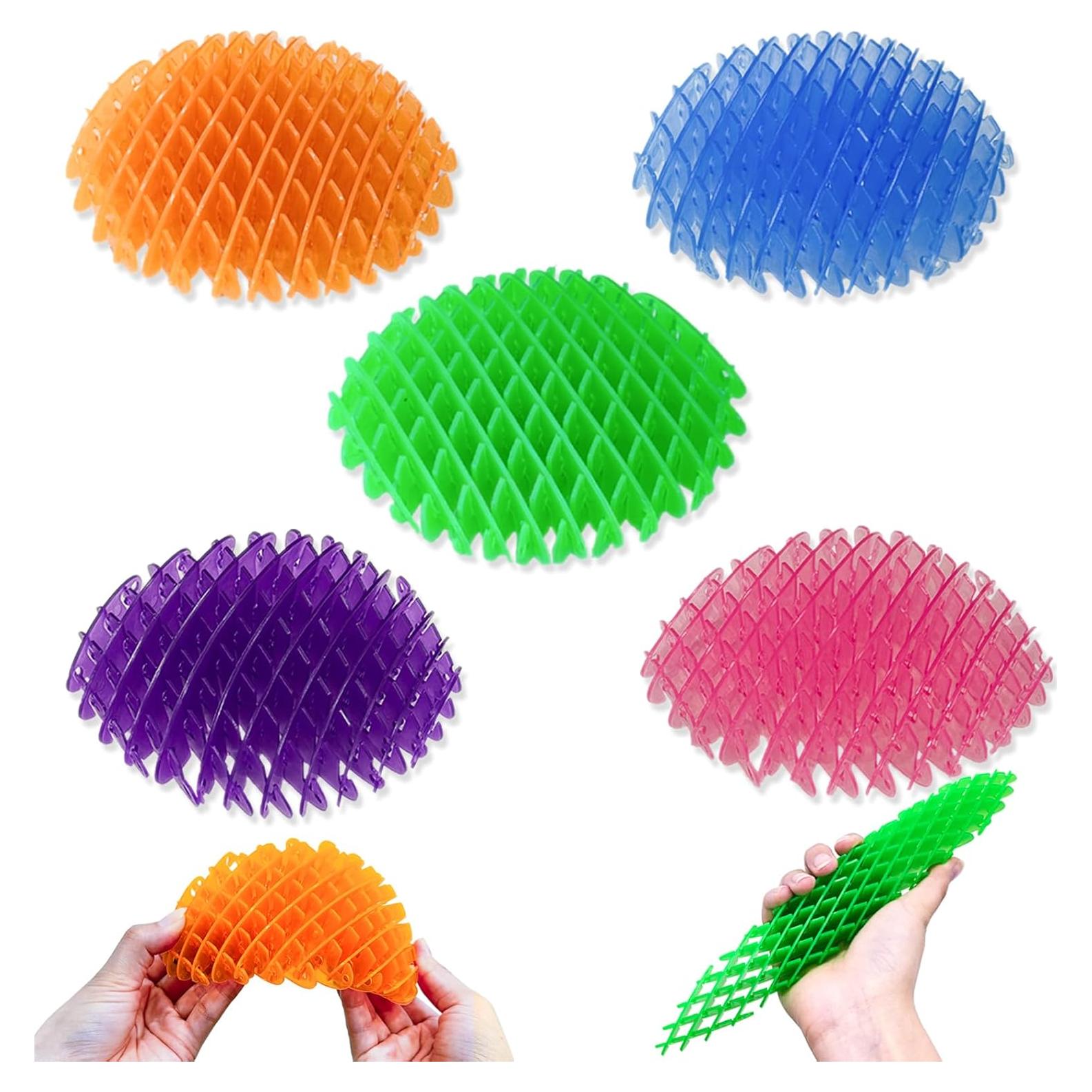 5 Paquetes Juguetes Antiestrés Gusano ZOMGURD - Alivio Ansiedad