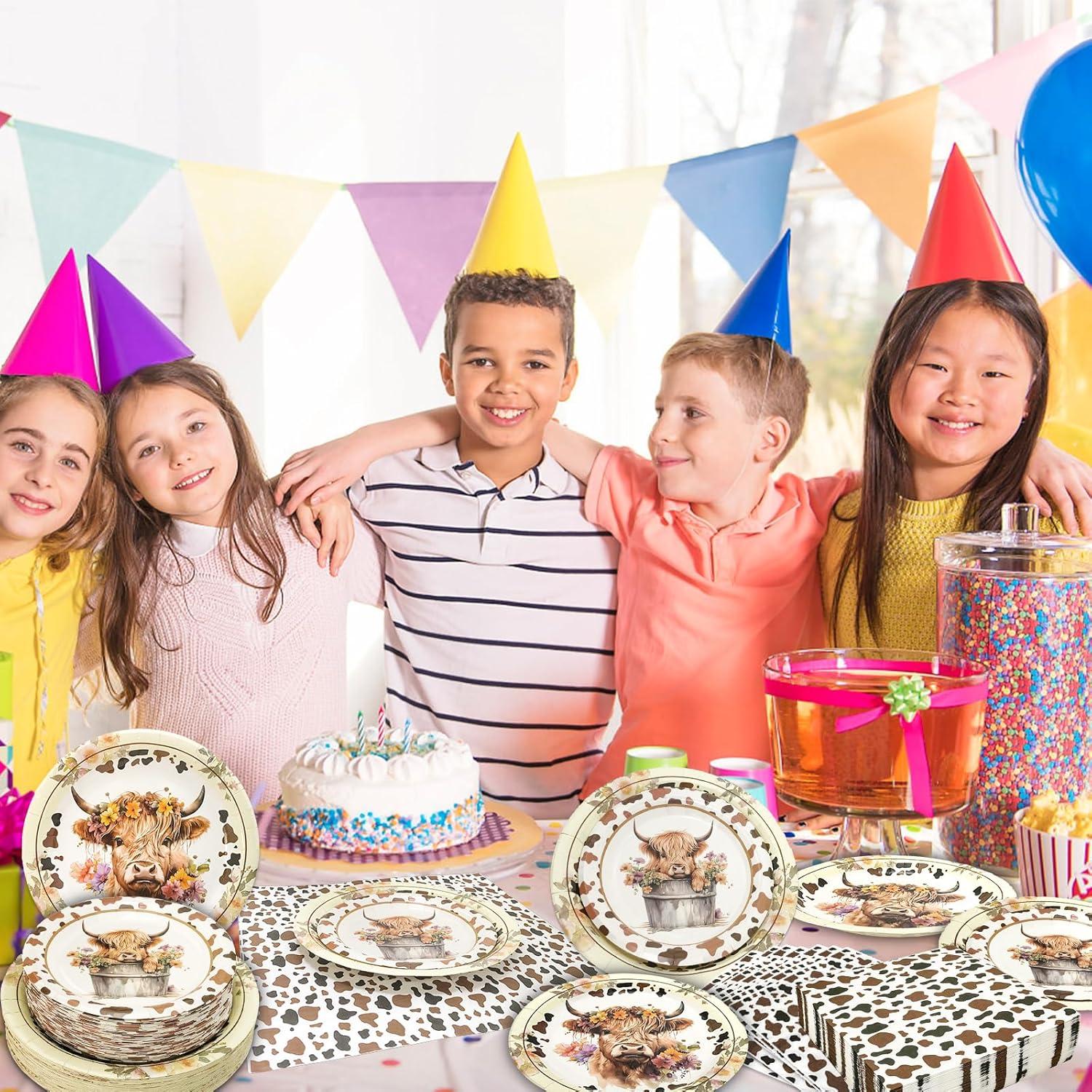 Kit de Fiesta de Vaca Osonm 180 Piezas para 60 Personas