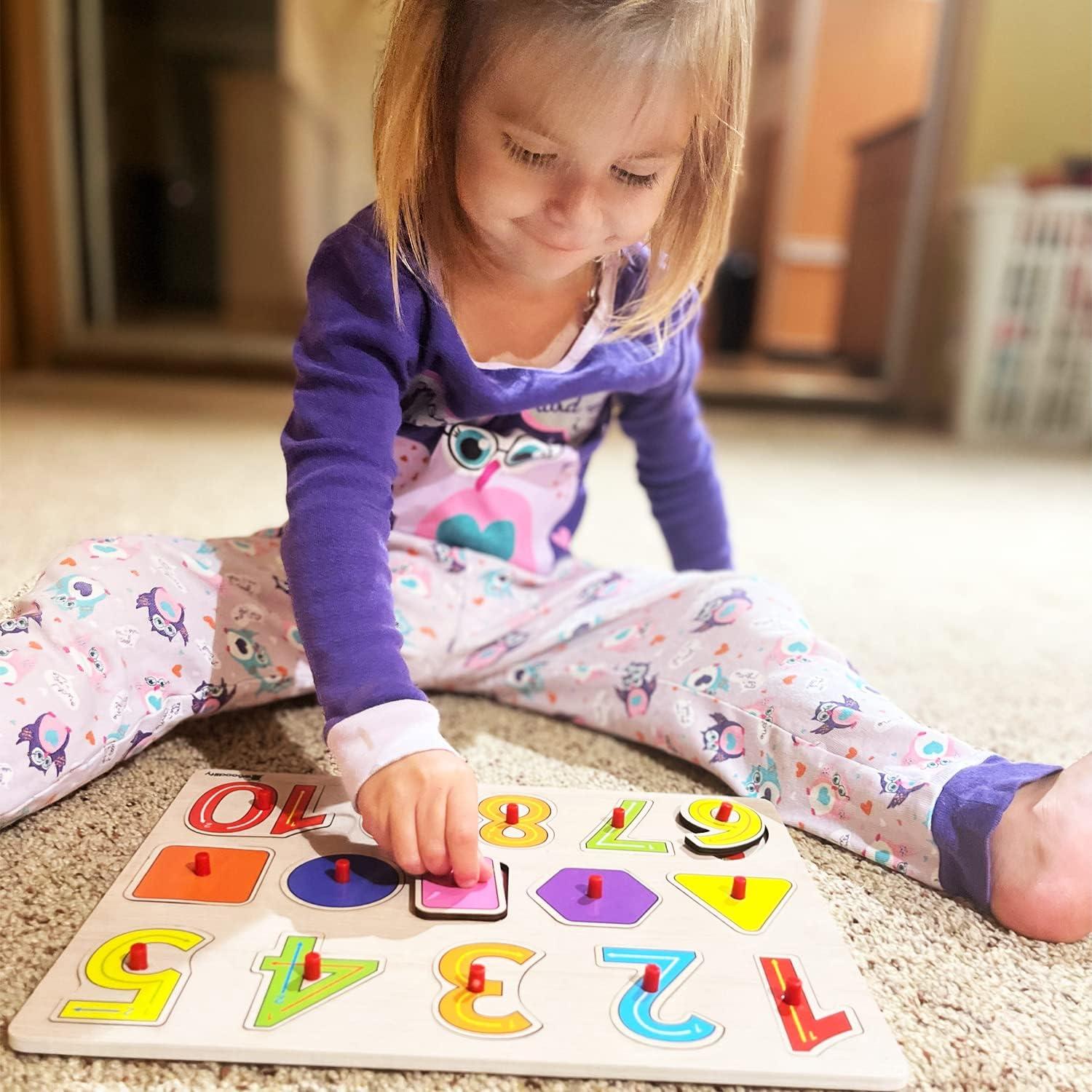 Rompecabezas de Madera Toyzstreet 7 Piezas Educativos 2-5 Años