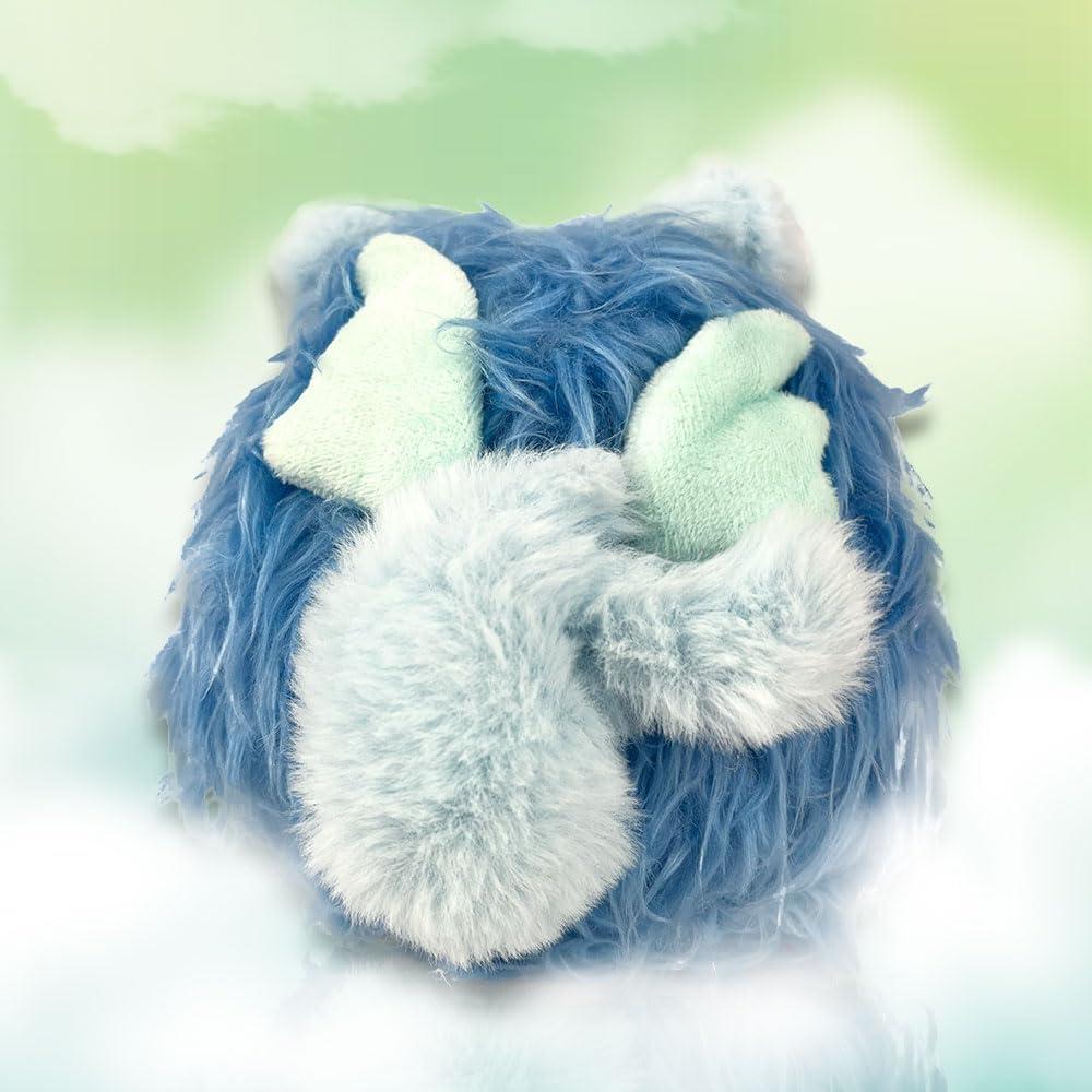 Bolso de Peluche Azul Globebill 13x13x10cm Doble Función