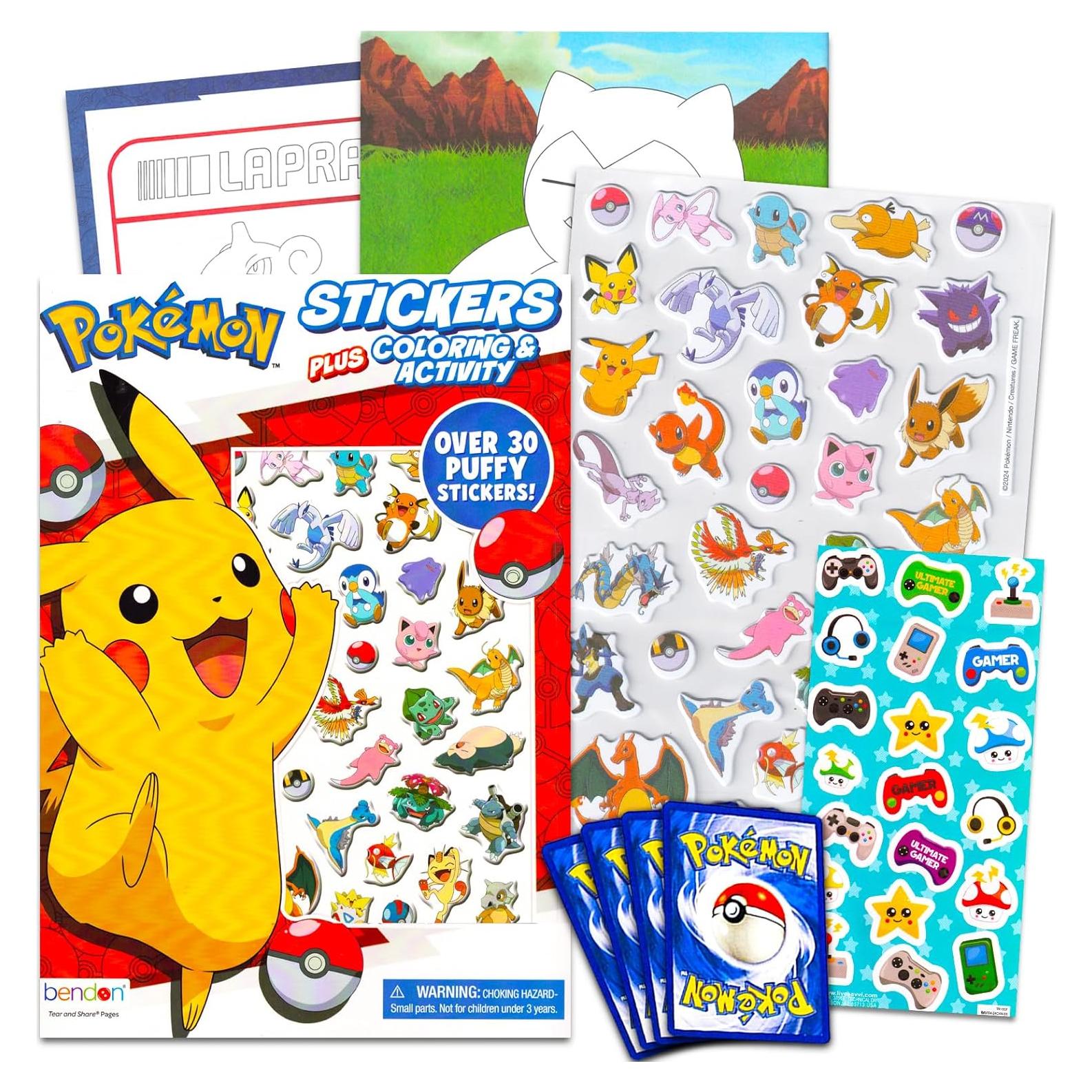 Set de Libros para Colorear Pokemon Bendon - 32 Páginas