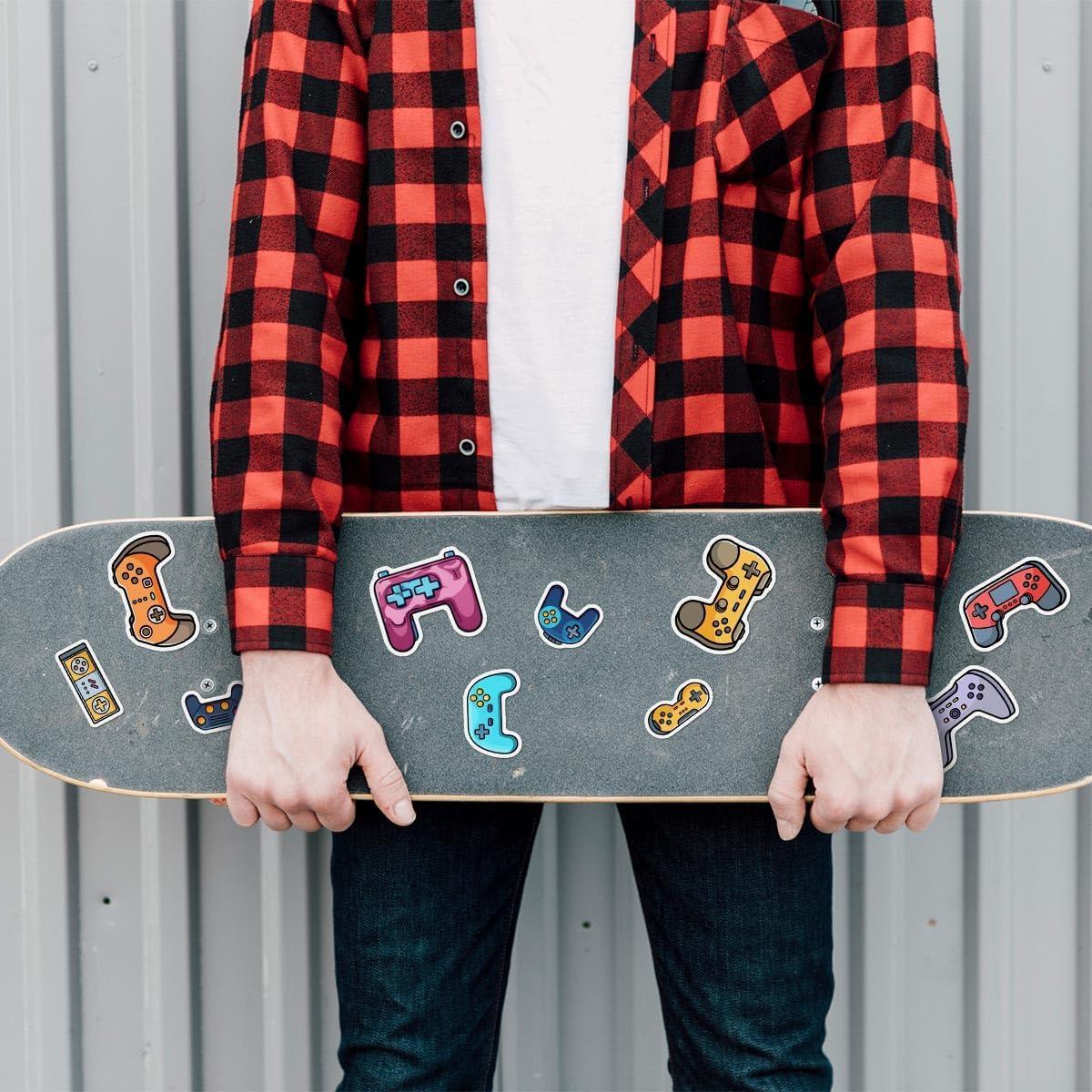 Pack 50 Stickers Retro ZULUVINYL Impermeables para Botellas