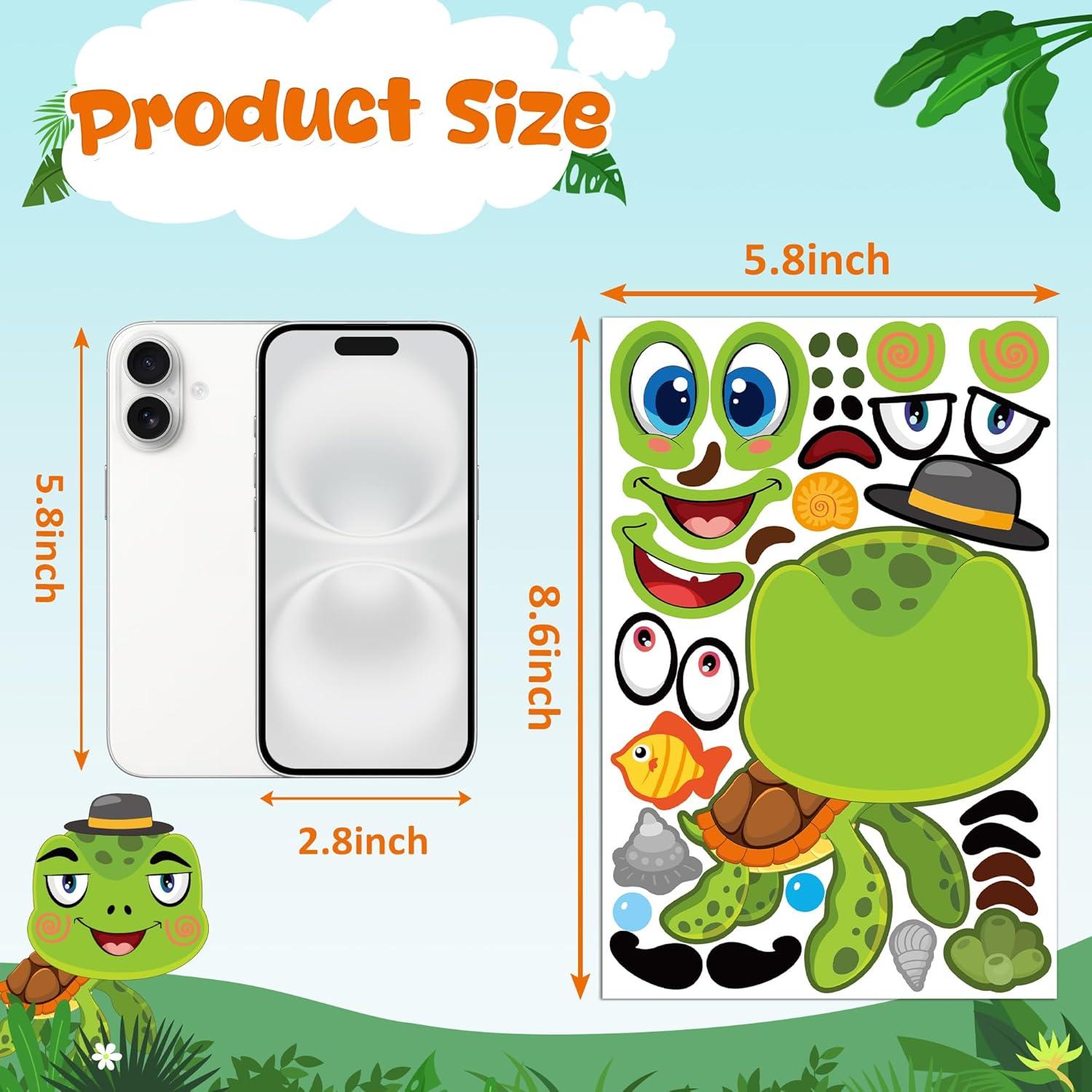 Pegatinas para Niños MISS FANTASY - 48 Hojas de Animales