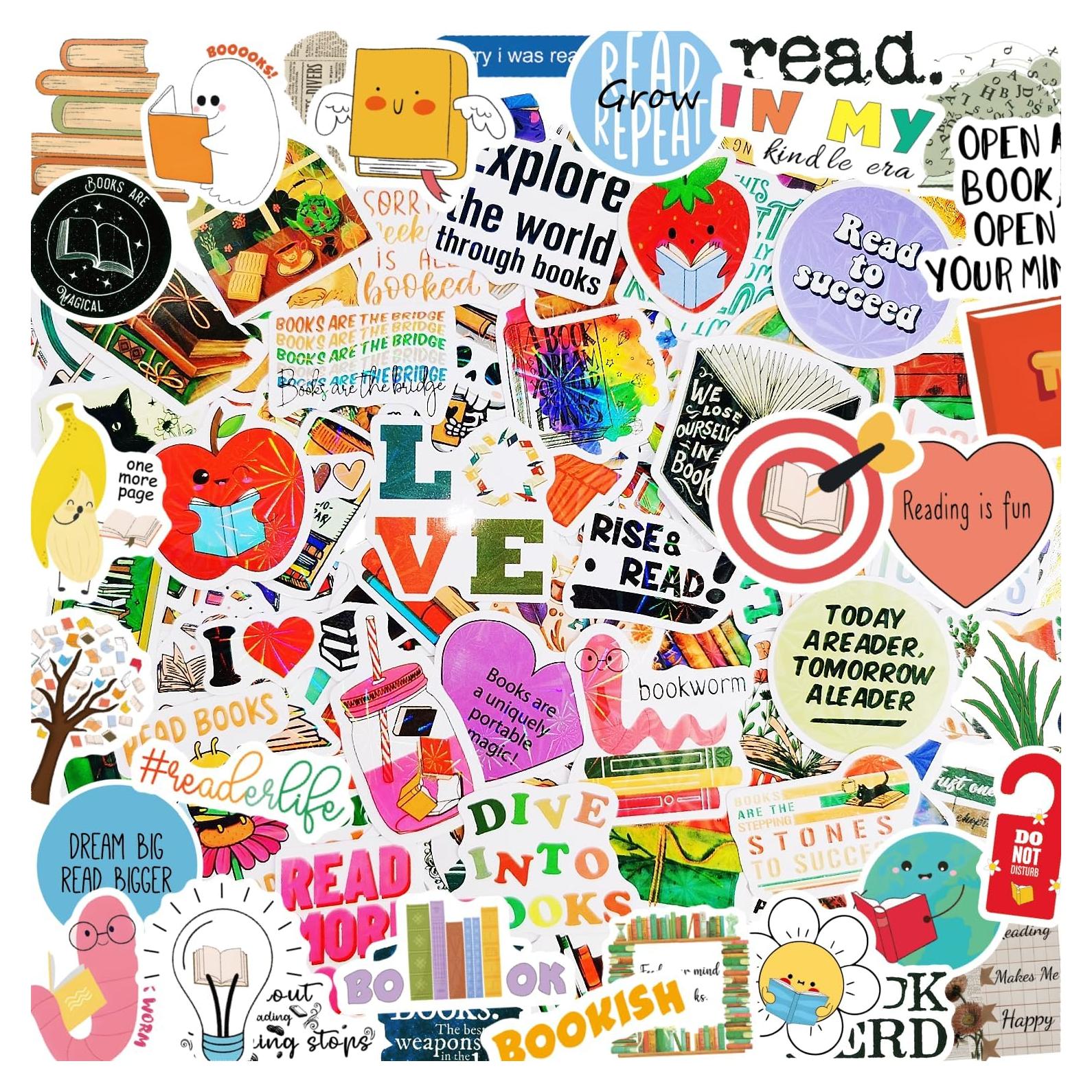 300 Stickers Holográficos Yodeeni para Libros y Laptop