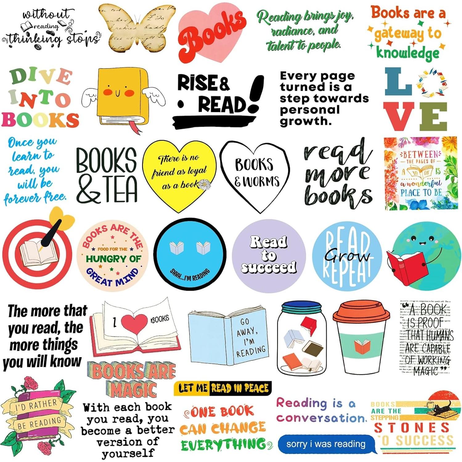 300 Stickers Holográficos Yodeeni para Libros y Laptop