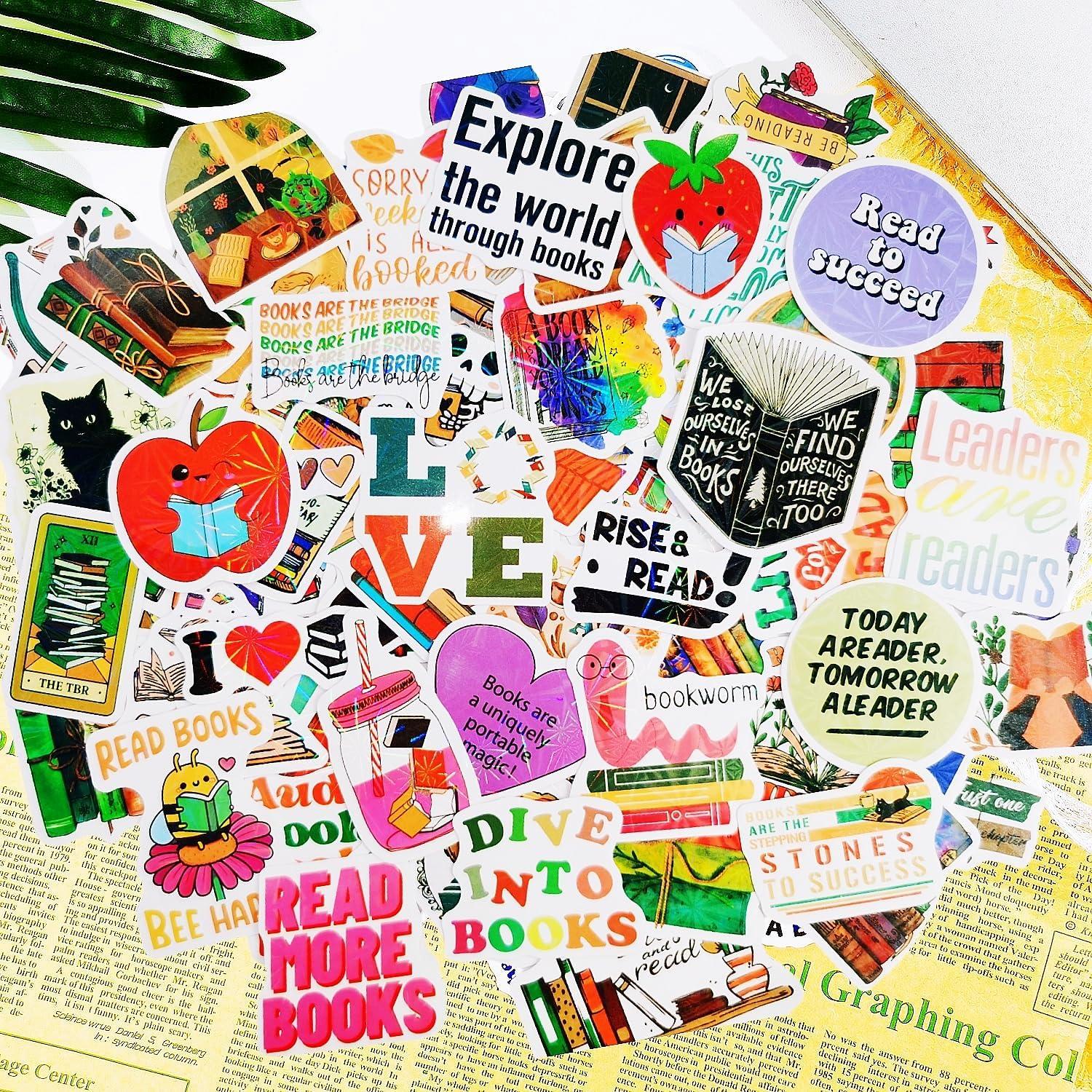 300 Stickers Holográficos Yodeeni para Libros y Laptop