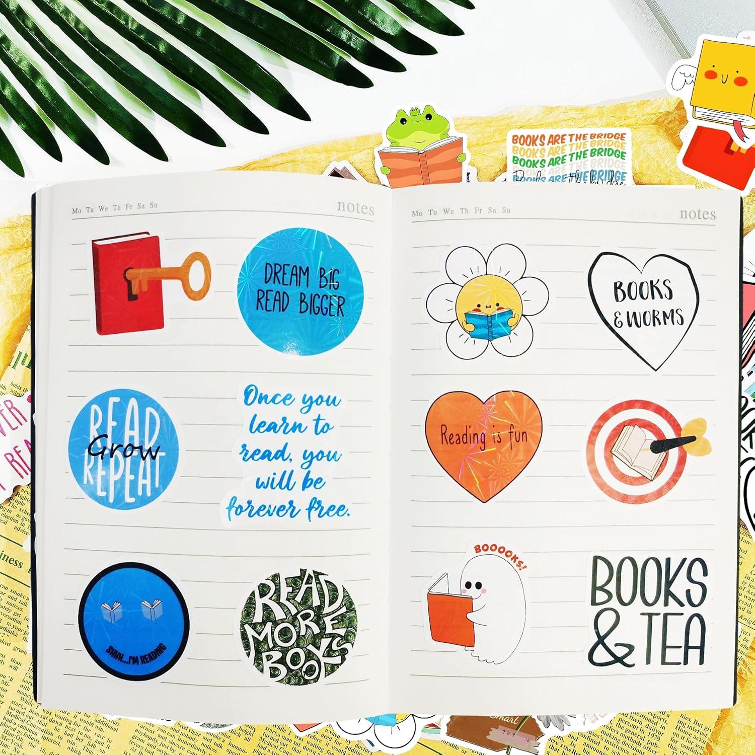 300 Stickers Holográficos Yodeeni para Libros y Laptop