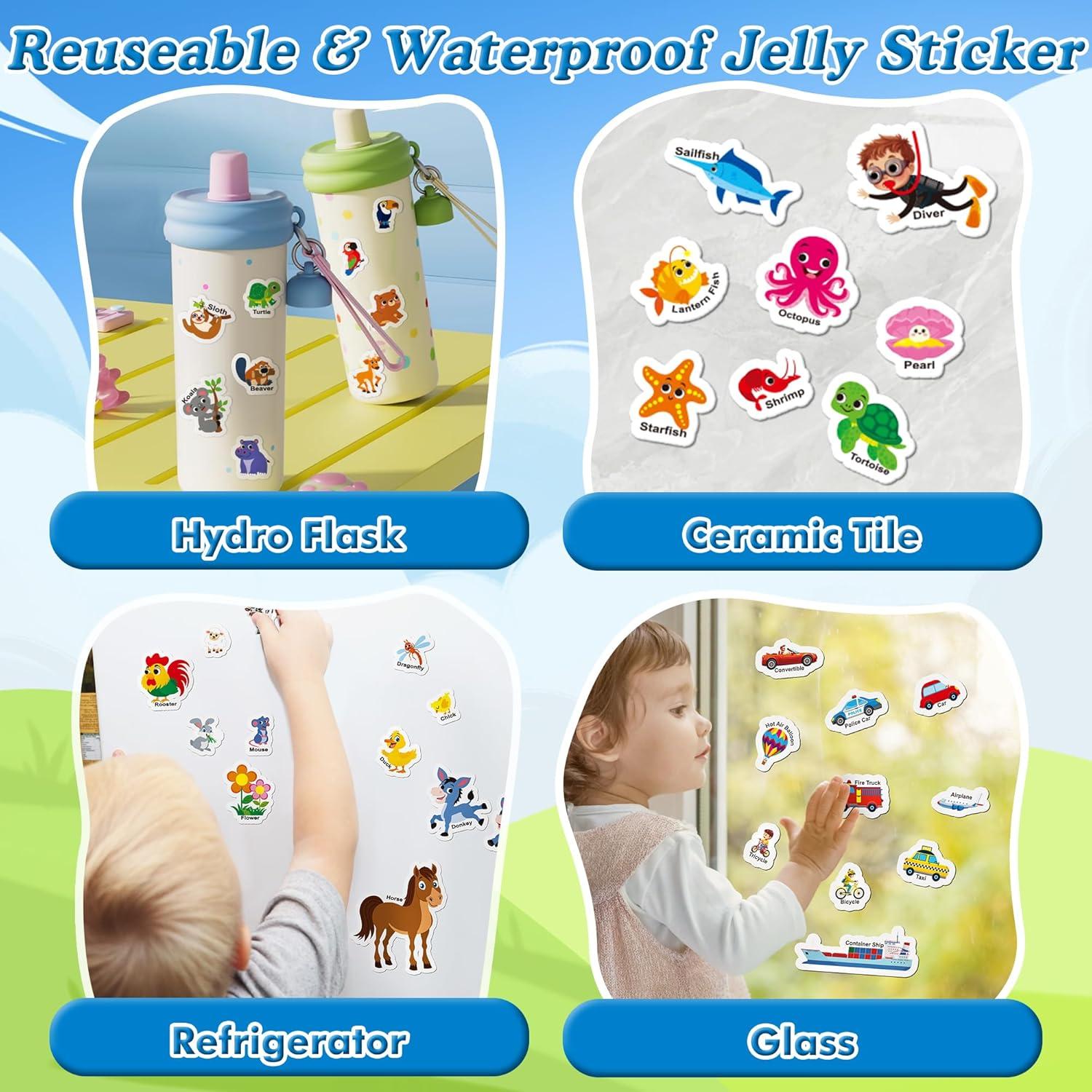 Libro de Pegatinas Reutilizables ArRuKi KIDS - Granja y Vehículos