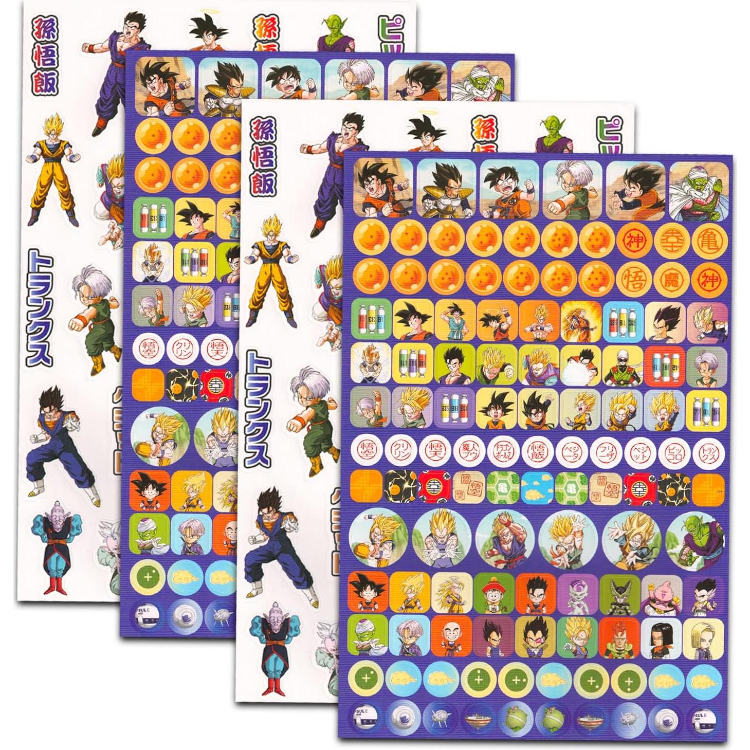Mega Set de Stickers de Anime Crenstone - 900 Stickers Naruto, Dragon Ball, My Hero Academia