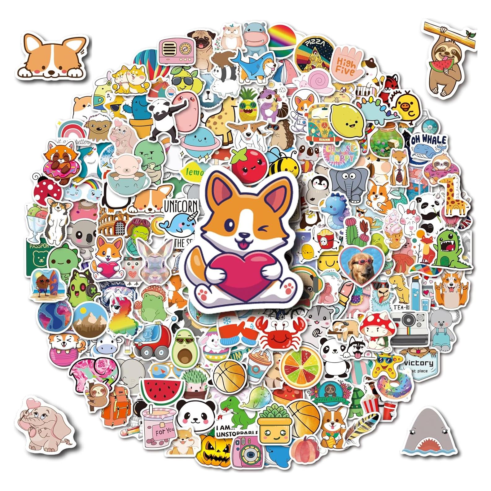 Pegatinas Impermeables para Botellas de Agua Sawnfay - 200PCS