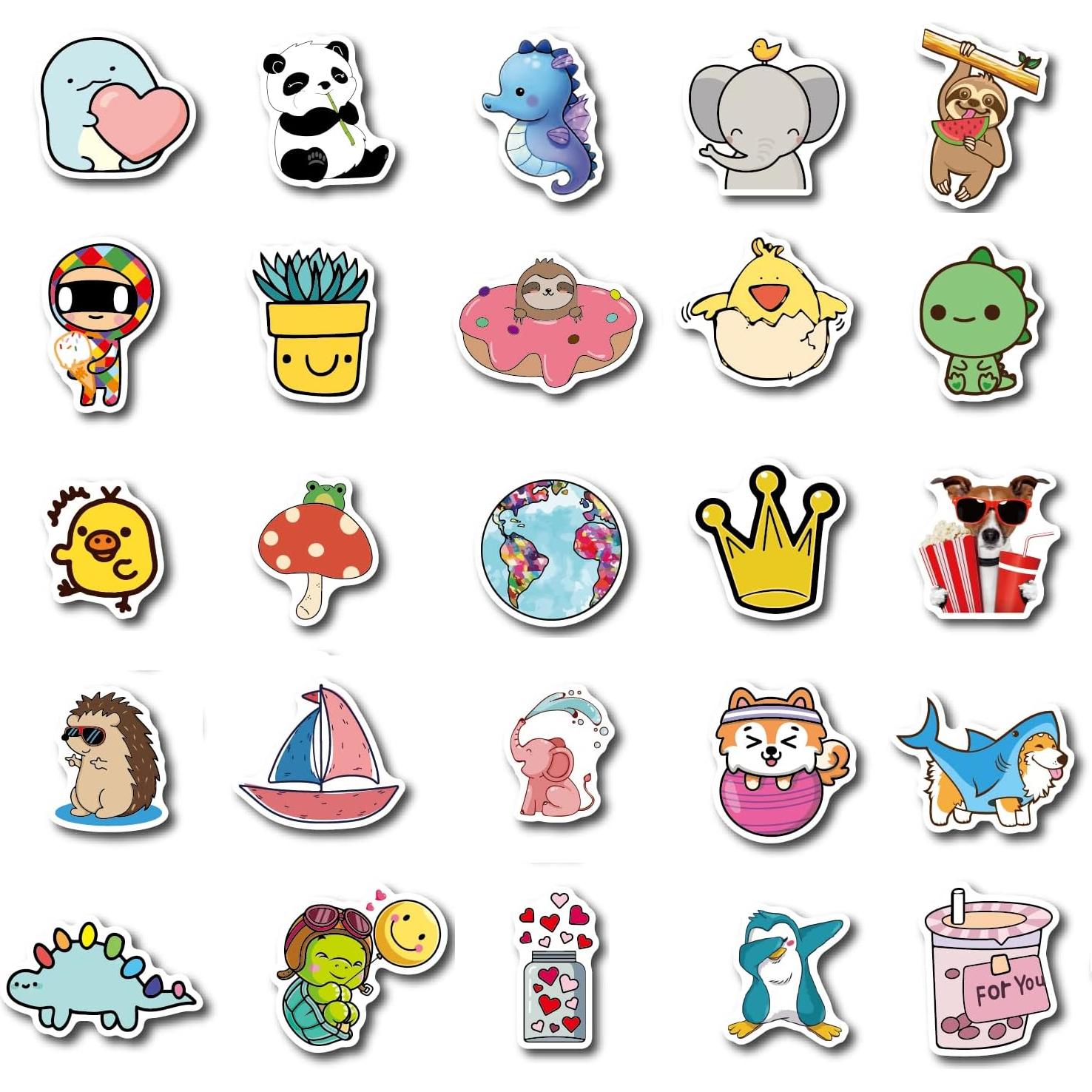 Pegatinas Impermeables para Botellas de Agua Sawnfay - 200PCS