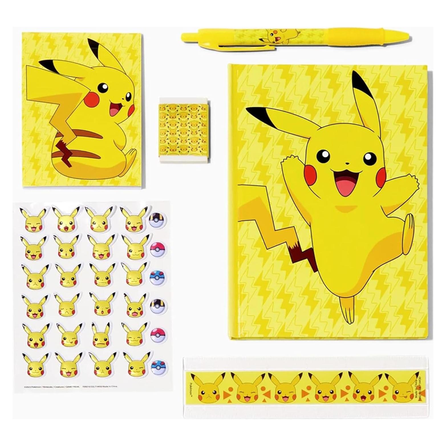 Conjunto de Papelería Pikachu Diseños Innovadores 1 Unidad