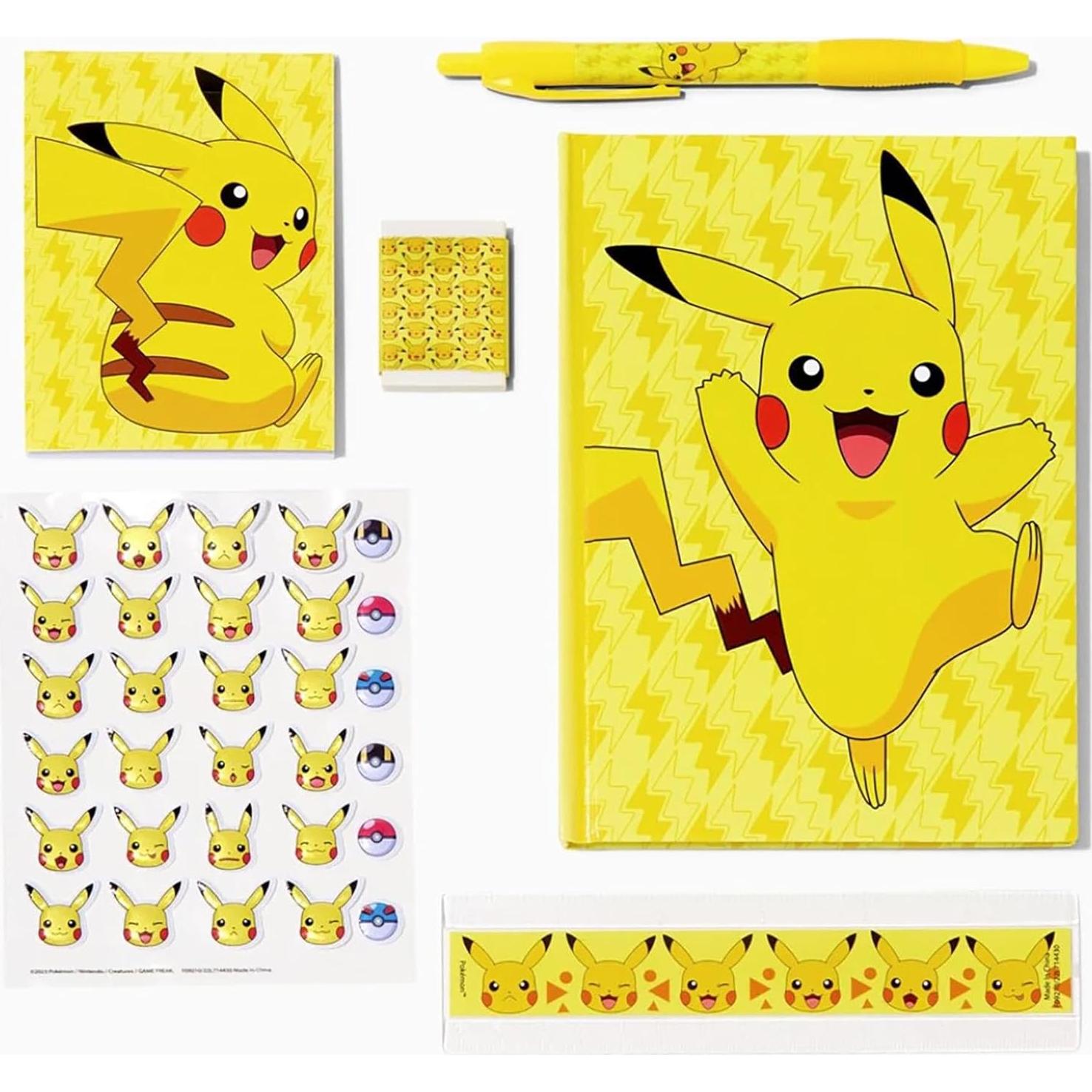 Conjunto de Papelería Pikachu Diseños Innovadores 1 Unidad