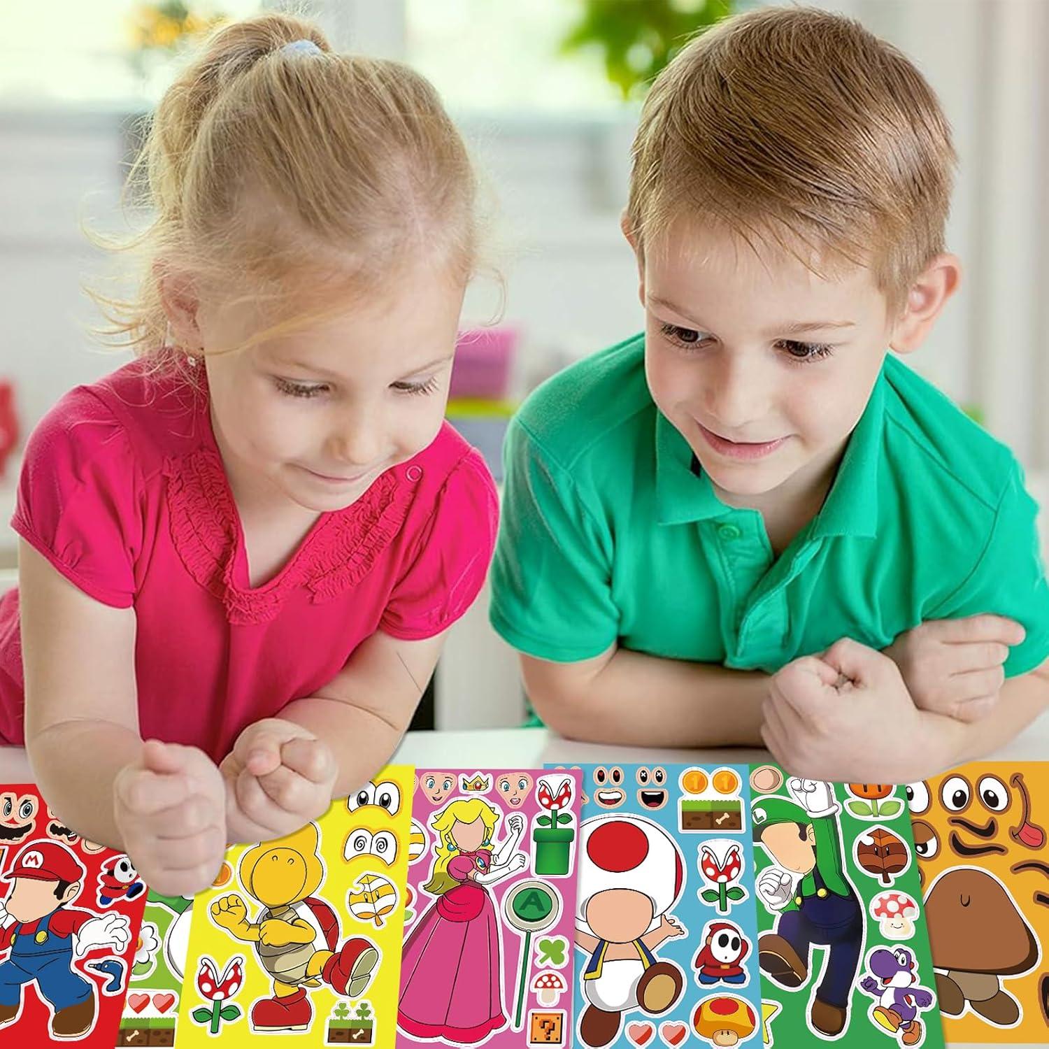 36 Stickers para Hacer Caras Hatraky - PVC Impermeables