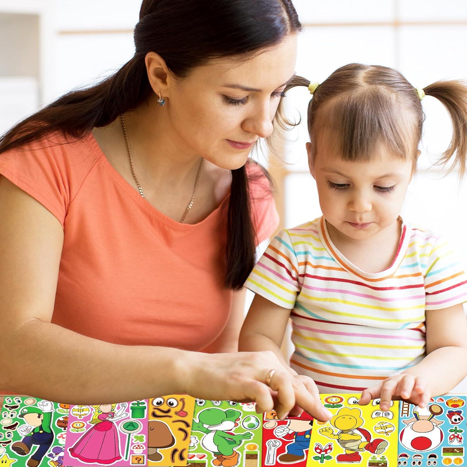 36 Stickers para Hacer Caras Hatraky - PVC Impermeables