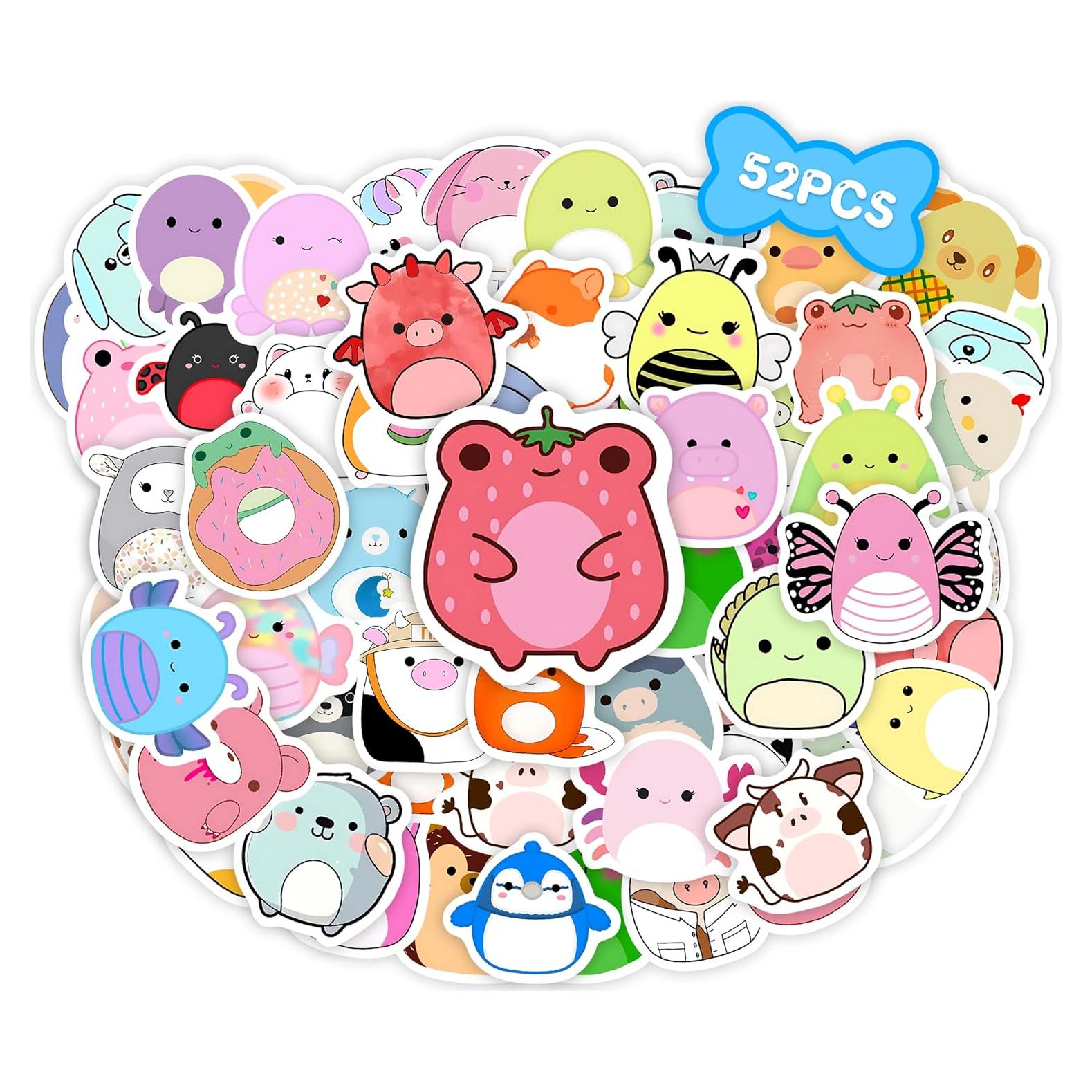 50 Stickers de Animales Lindos Robmoda - Vinilo Impermeable