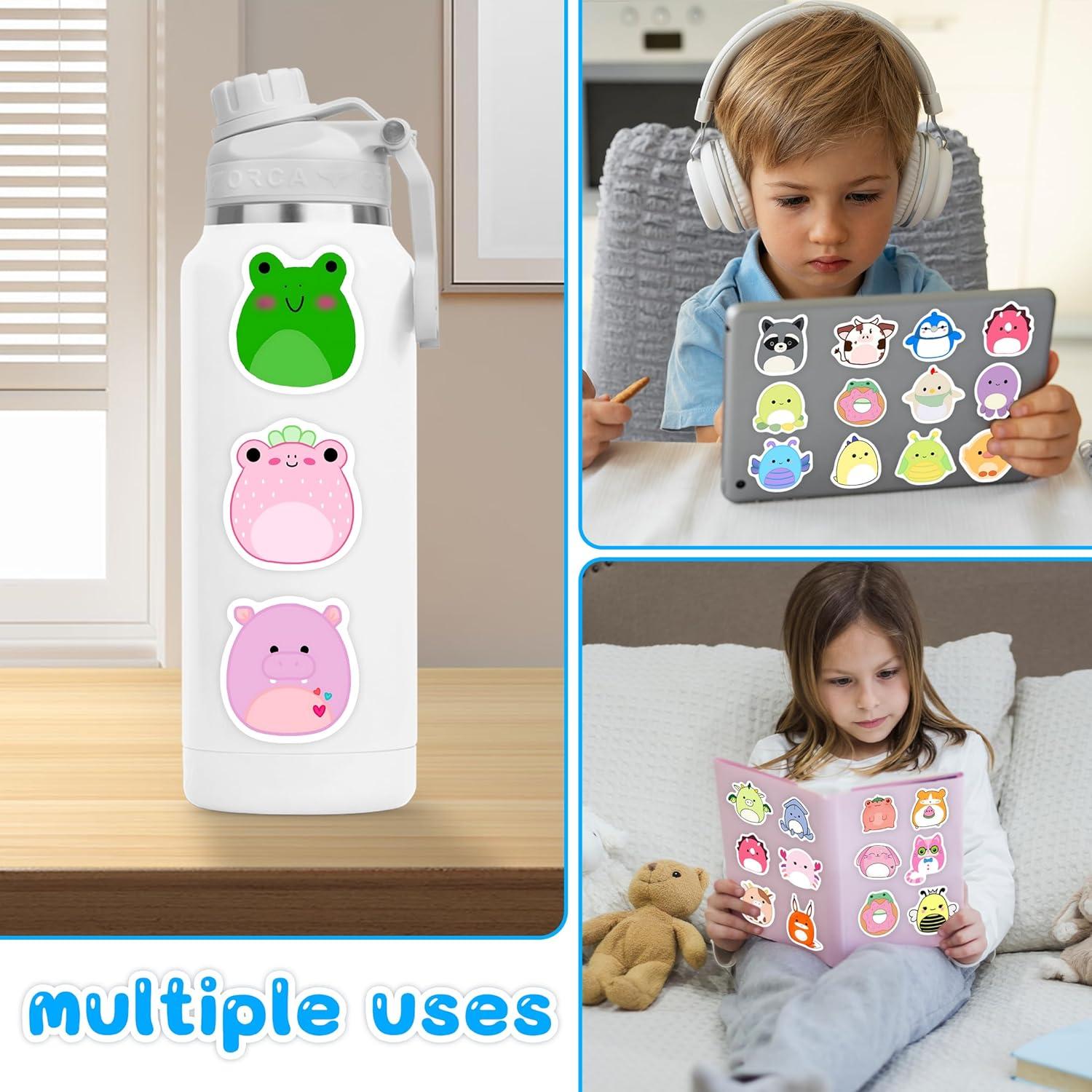 50 Stickers de Animales Lindos Robmoda - Vinilo Impermeable