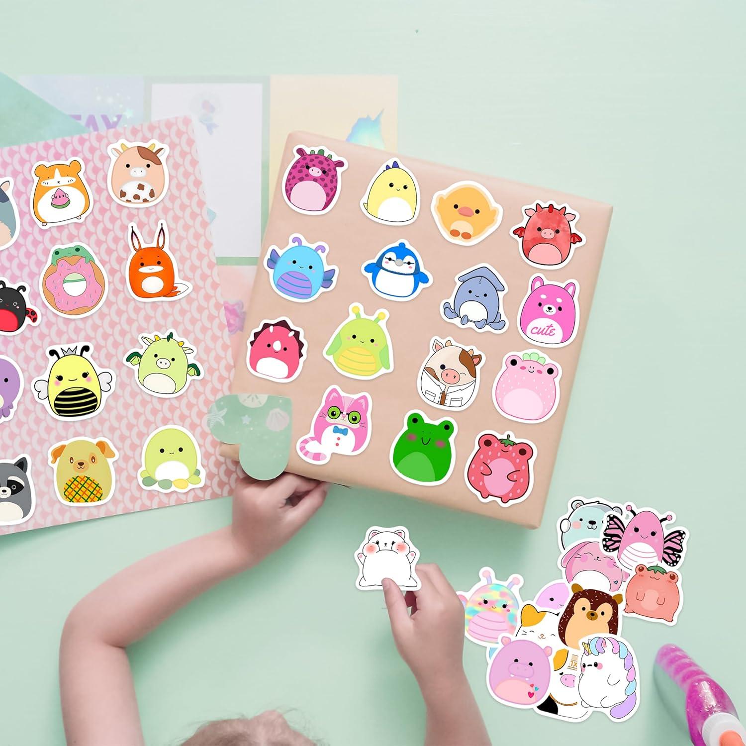 50 Stickers de Animales Lindos Robmoda - Vinilo Impermeable