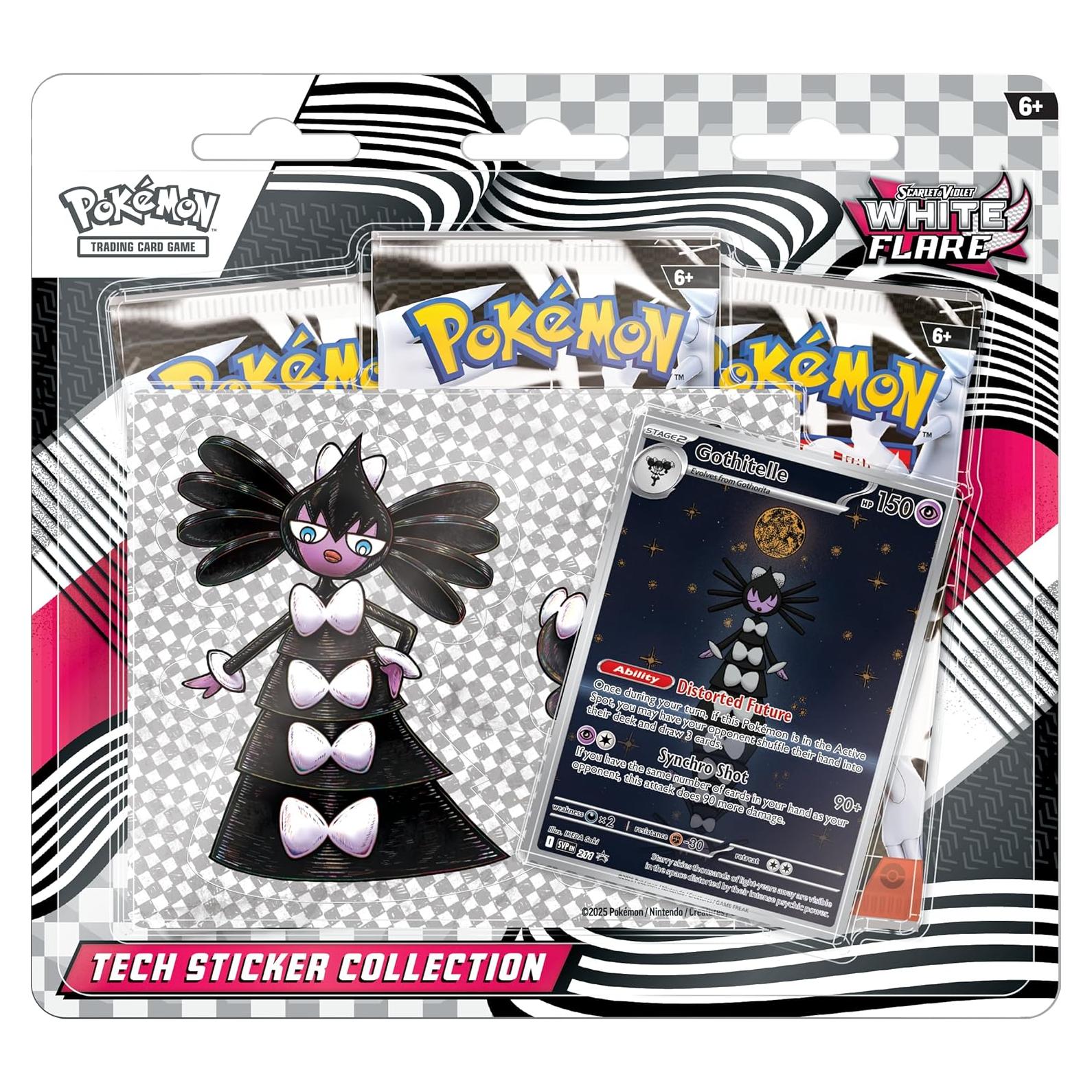 Blister Pokémon TCG Escarlata y Púrpura Gothitelle 3 Paquetes