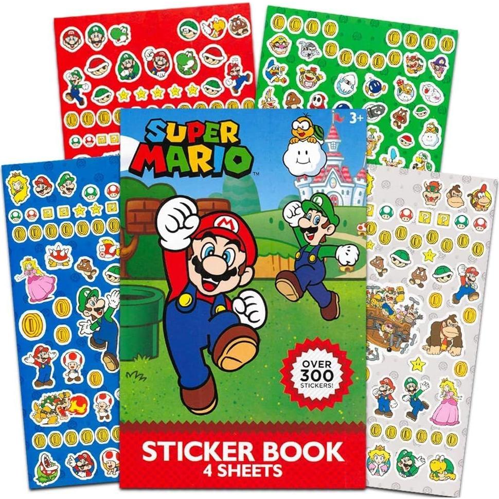 Pegatinas de Videojuegos Nintendo - Mario, Sonic, Minecraft - 700 Pzas