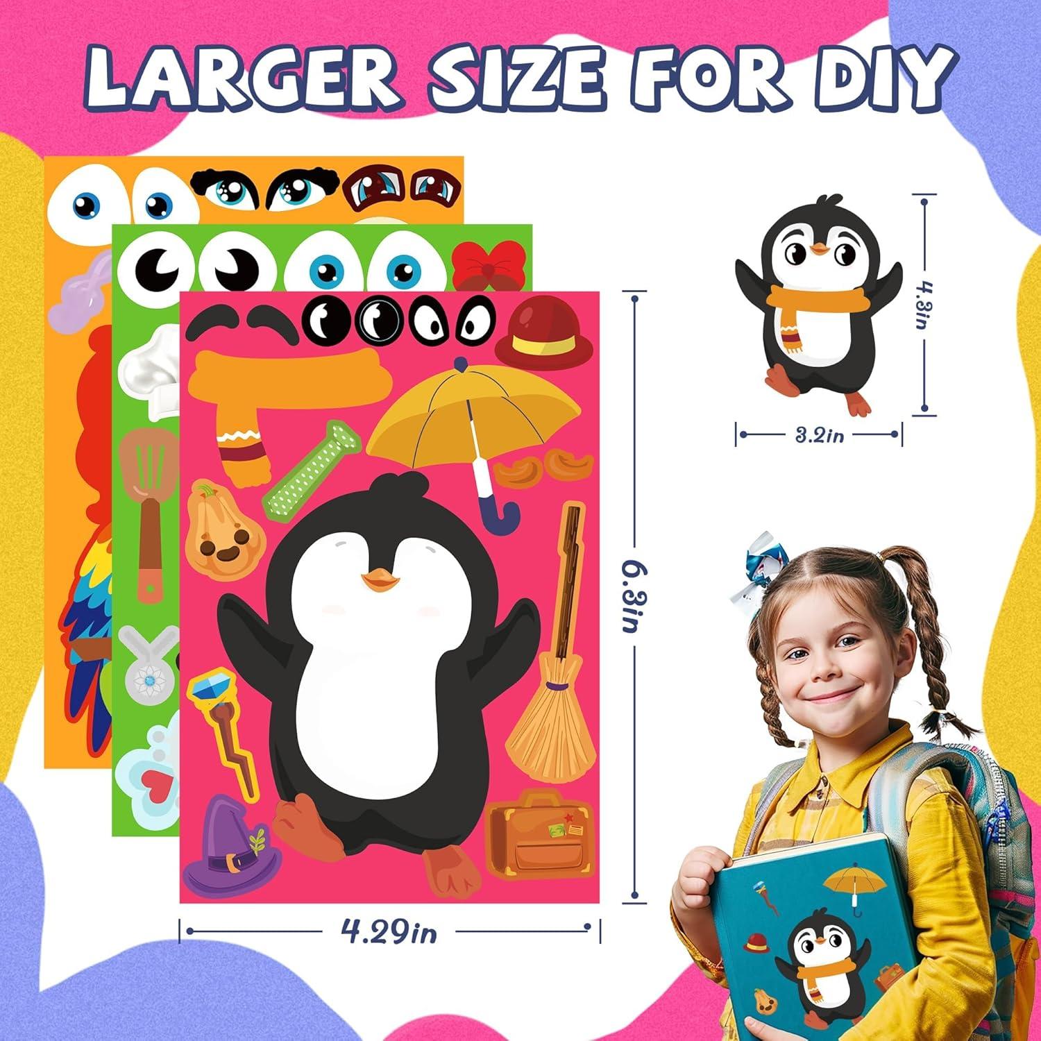 Stickers de Animales Sinceroduct - 100 Hojas DIY para Niños