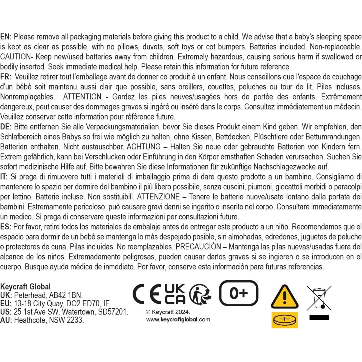 Vaca de las Tierras Altas Living Nature Marrón 22 cm con Sonido
