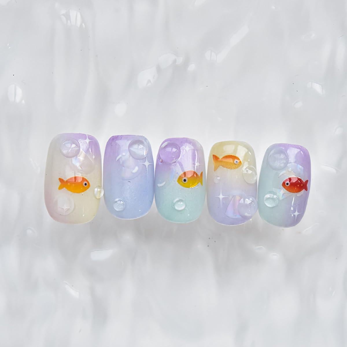 Pegatinas de Uñas 5D Relieve FBABFBUO Tema Verano 1 Hoja