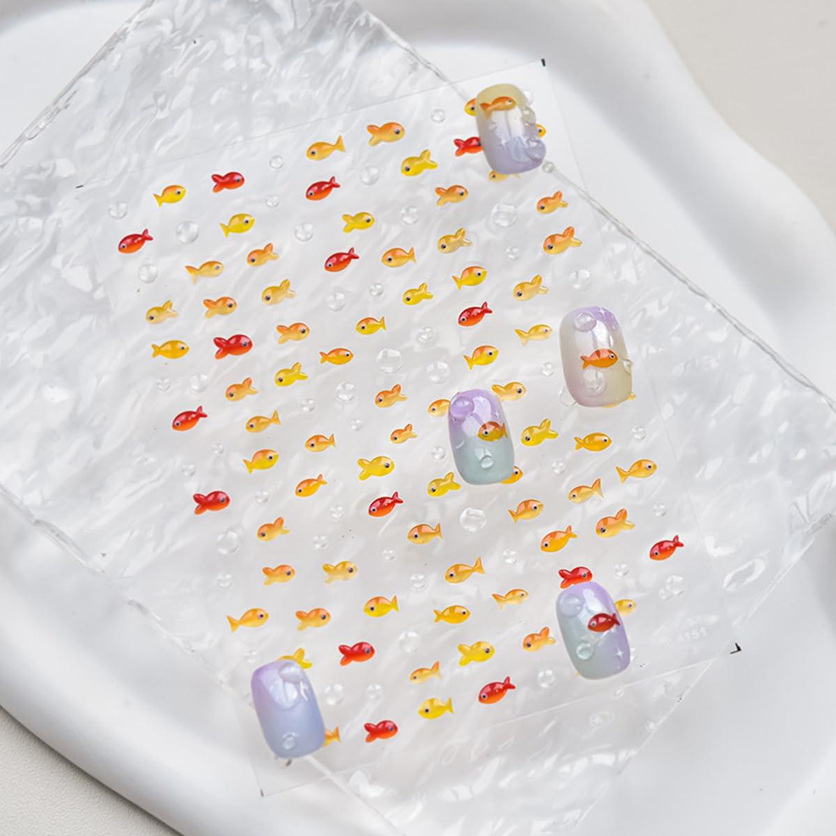 Pegatinas de Uñas 5D Relieve FBABFBUO Tema Verano 1 Hoja