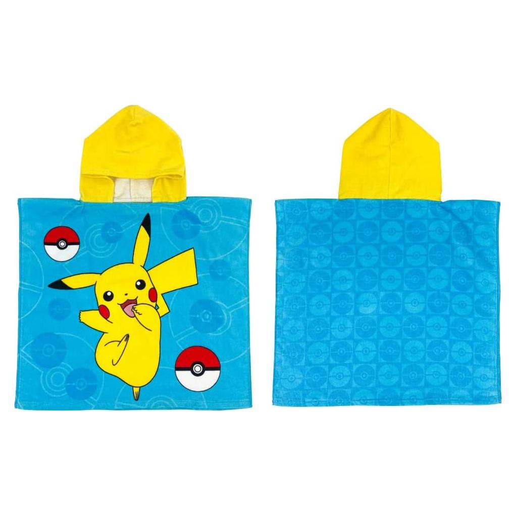 Toalla Poncho con Capucha Franco Pokémon 61x56 cm Algodón