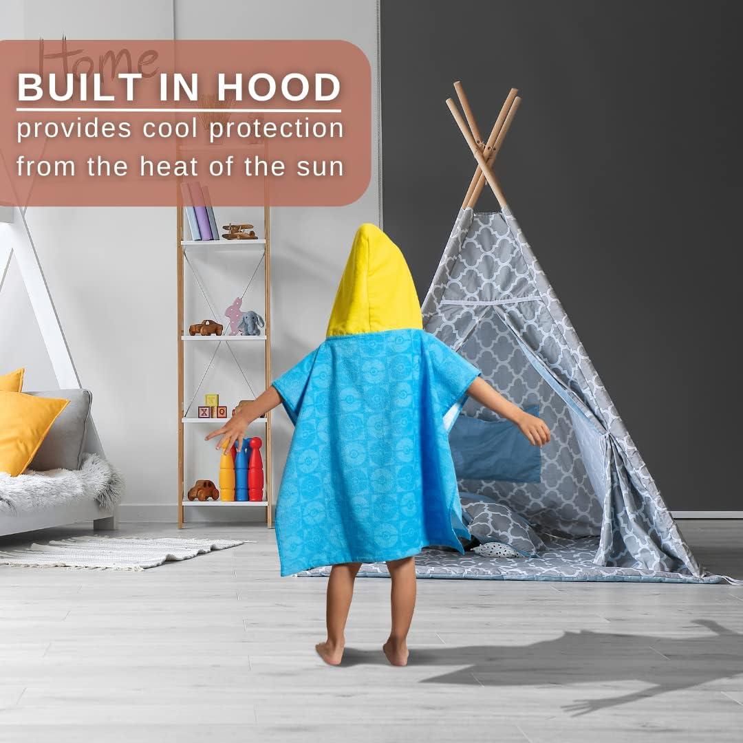 Toalla Poncho con Capucha Franco Pokémon 61x56 cm Algodón