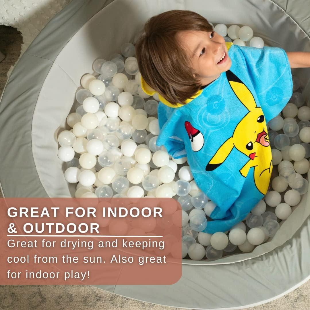 Toalla Poncho con Capucha Franco Pokémon 61x56 cm Algodón