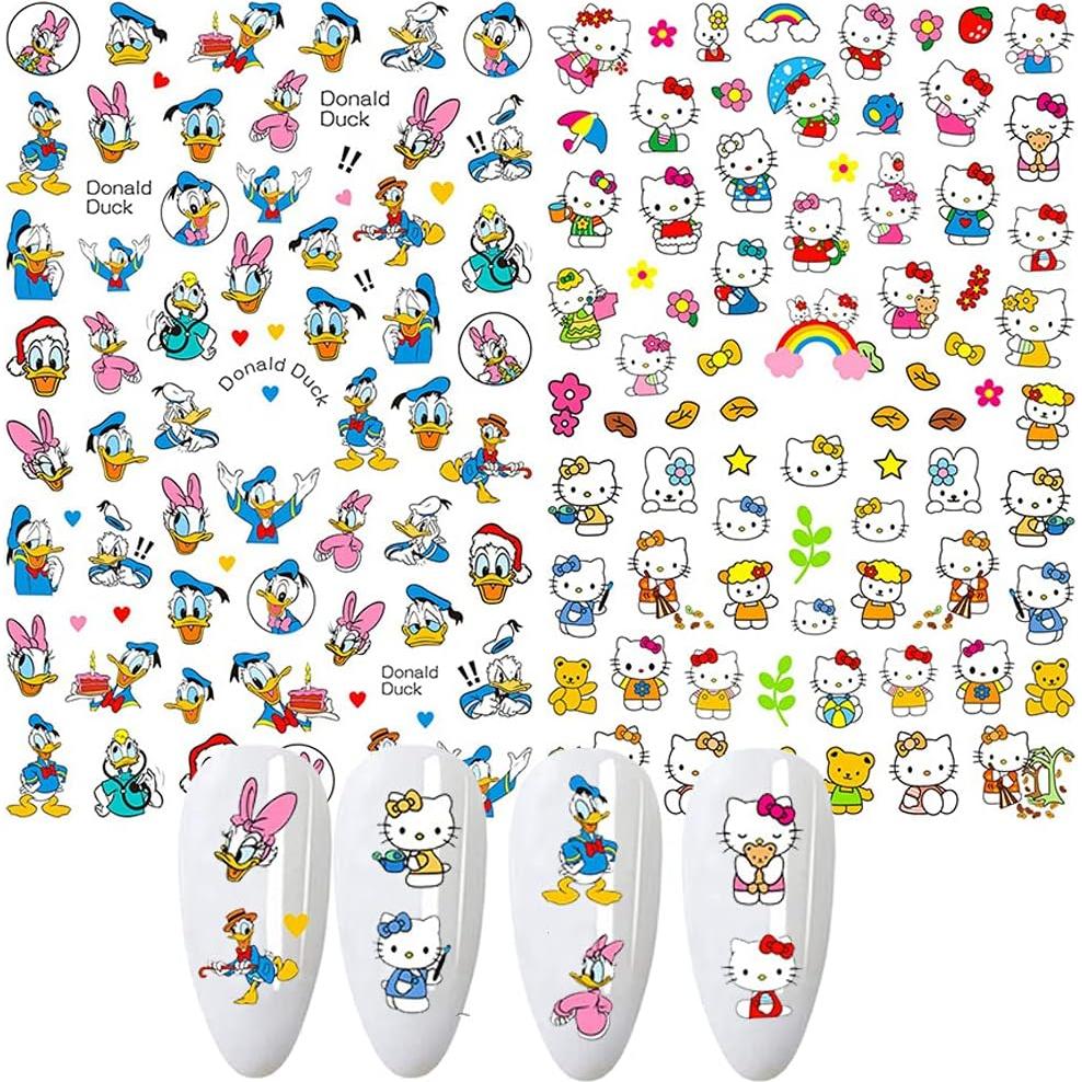 Calcomanías de Uñas 3D Temote - 7 Hojas Autoadhesivas