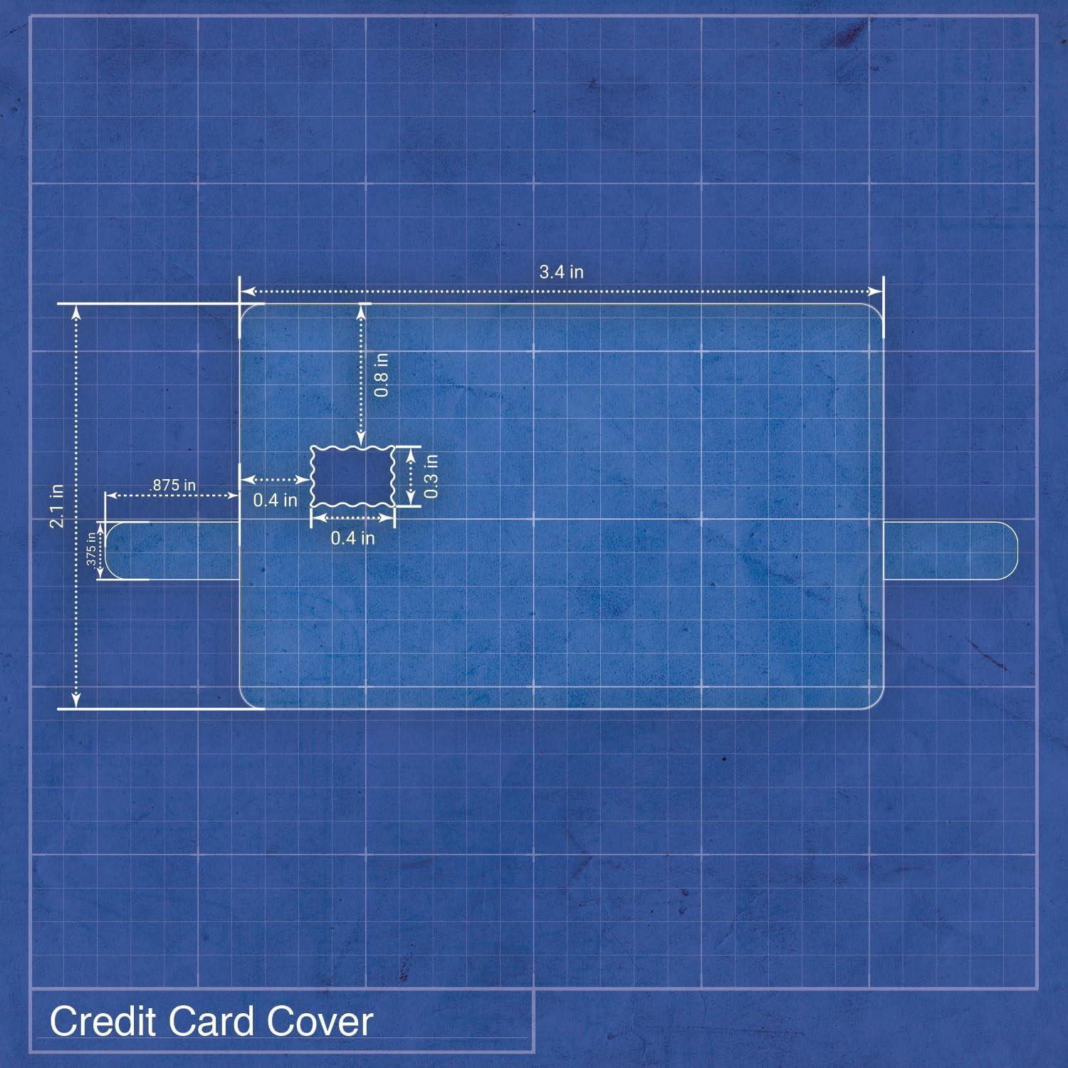 Cubiertas de Tarjeta de Crédito KCD Blanco-Privilegio 3-Pack