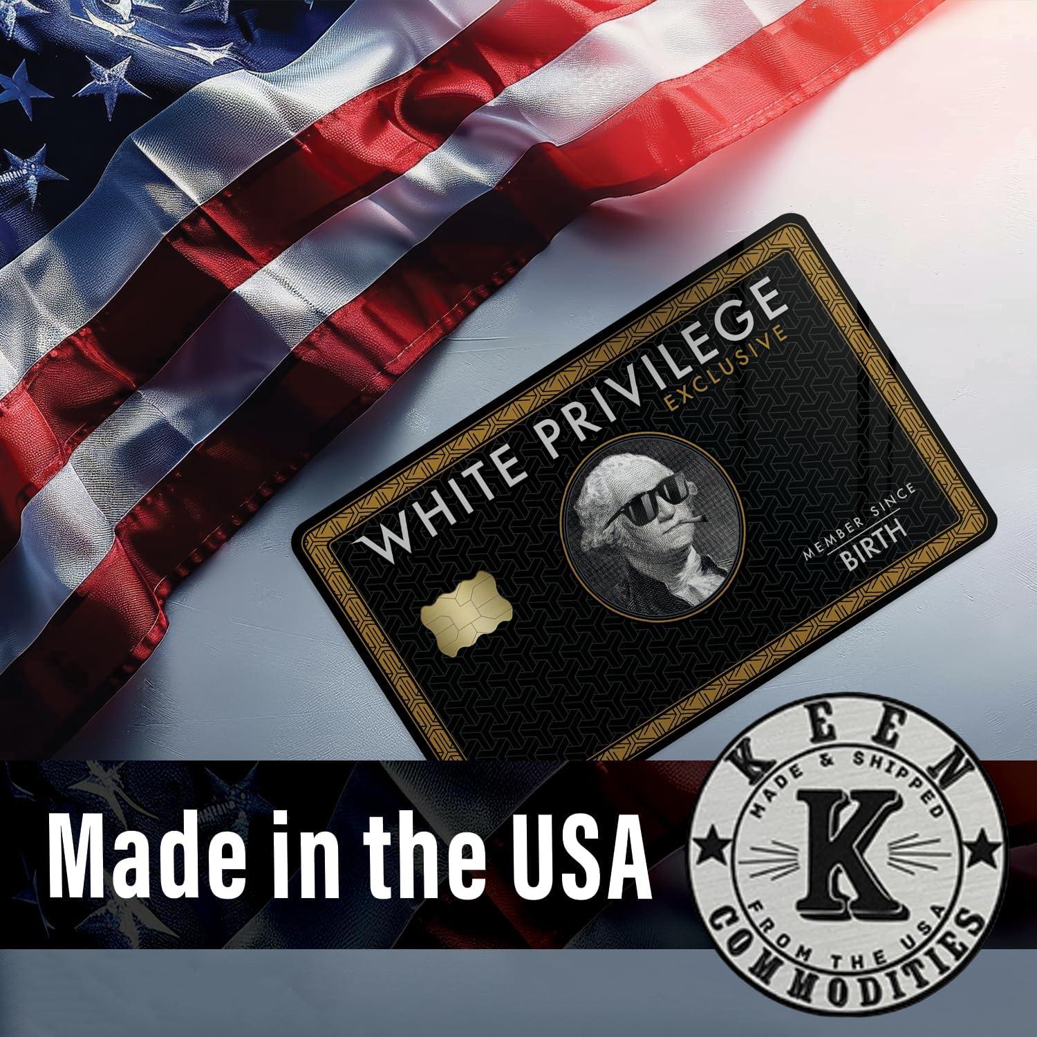 Cubiertas de Tarjeta de Crédito KCD Blanco-Privilegio 3-Pack