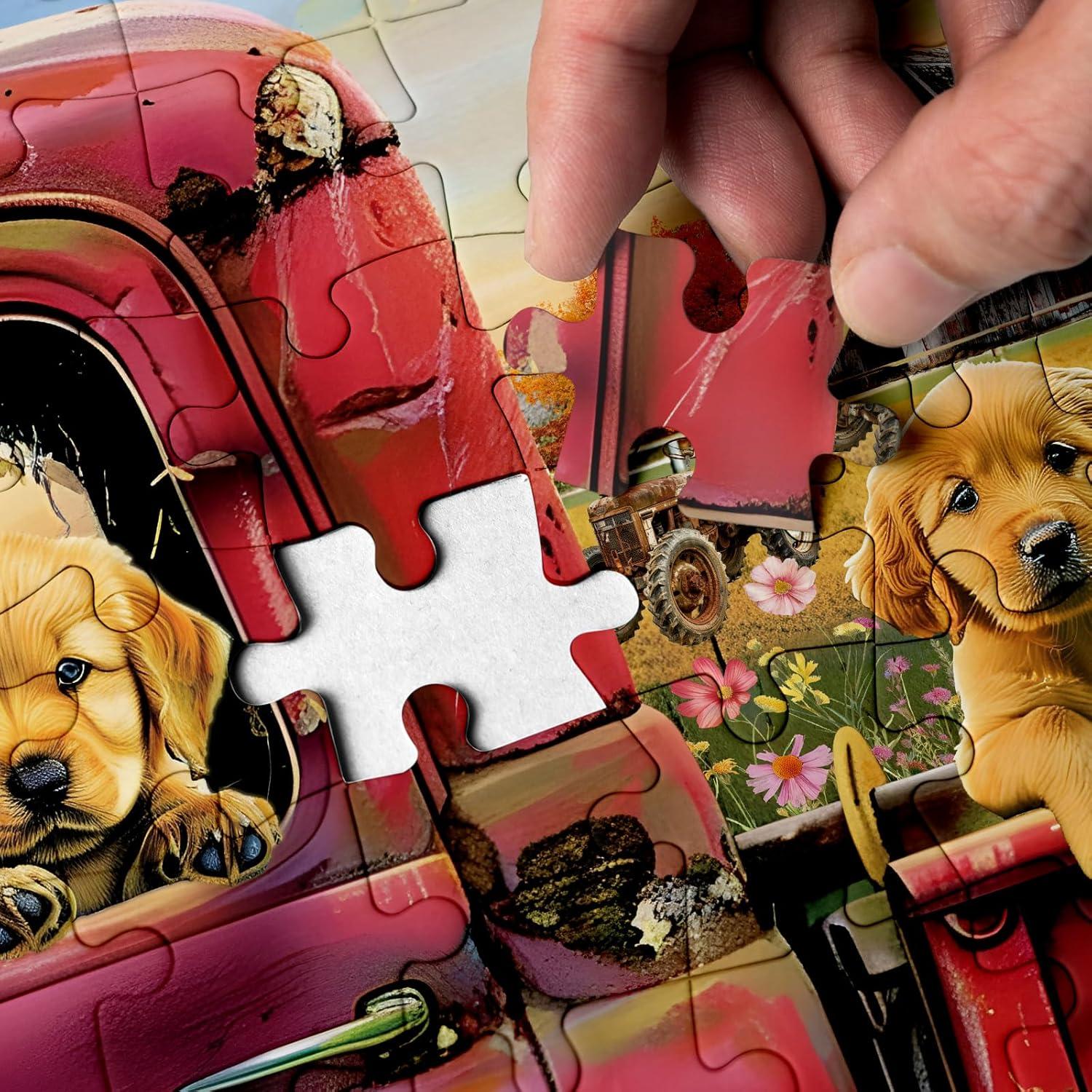 Rompecabezas de Perros de Granja Larkipuzz 1000 Piezas