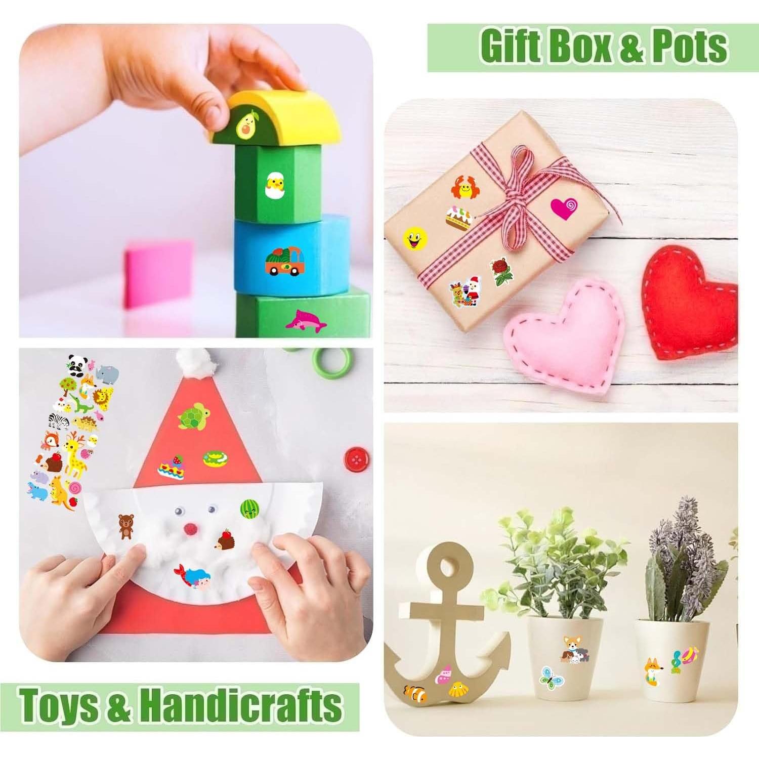 Pegatinas Puffy FNGEEN 3D para Niños - 24 Hojas Variadas