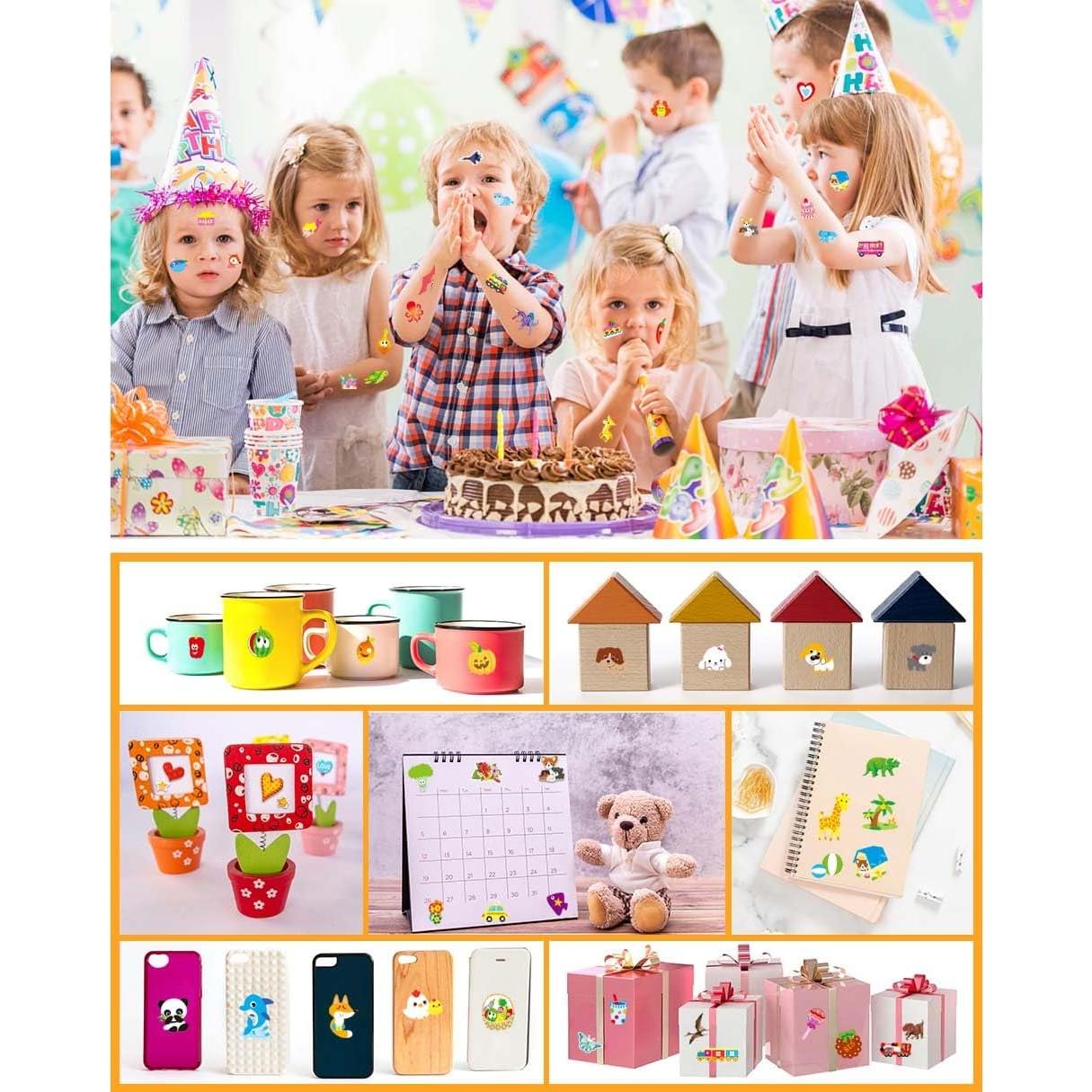 Pegatinas Puffy FNGEEN 3D para Niños - 24 Hojas Variadas